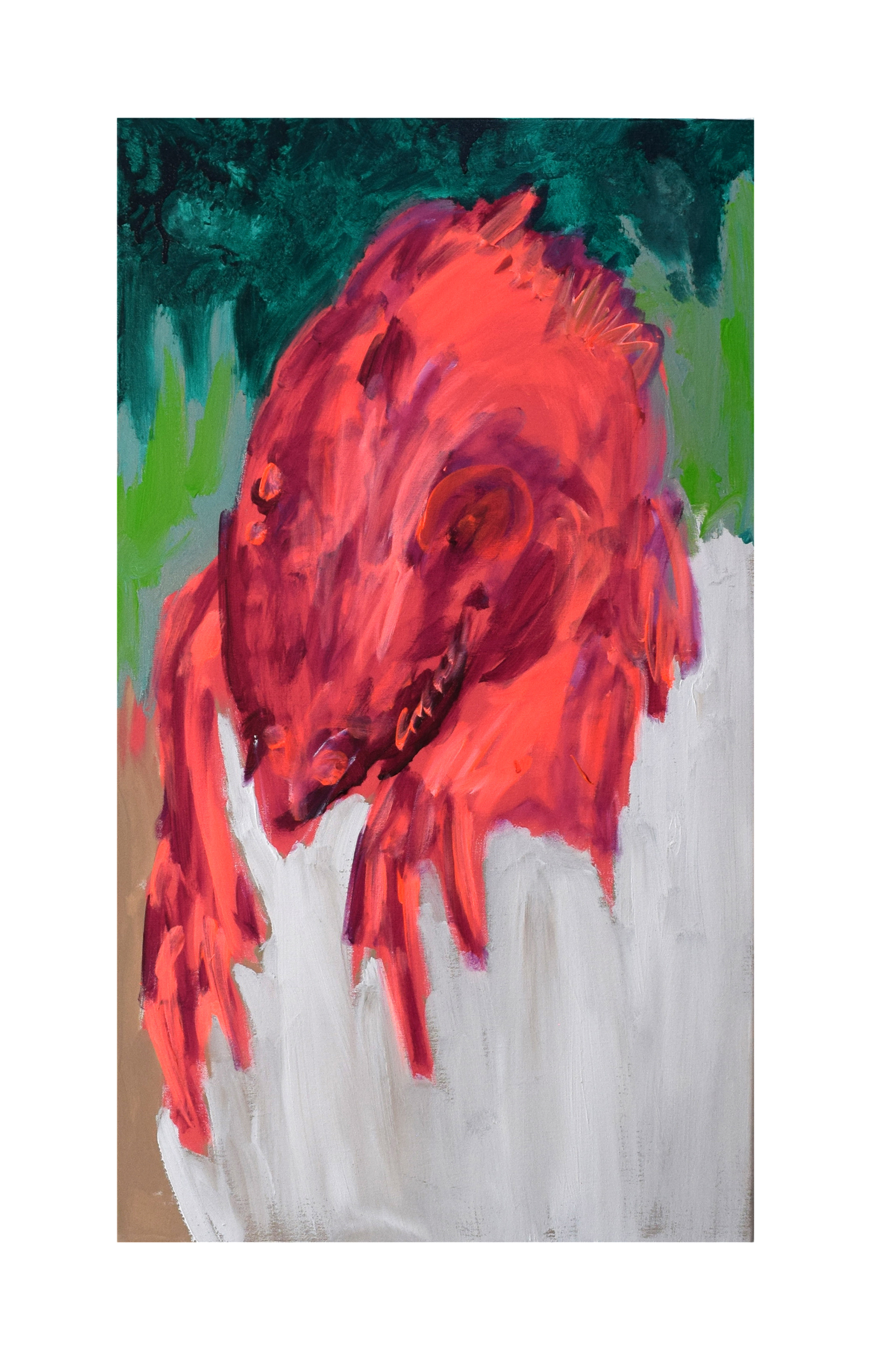 Ego, Acryl auf Leinwand, 89 x 50 cm, 2024