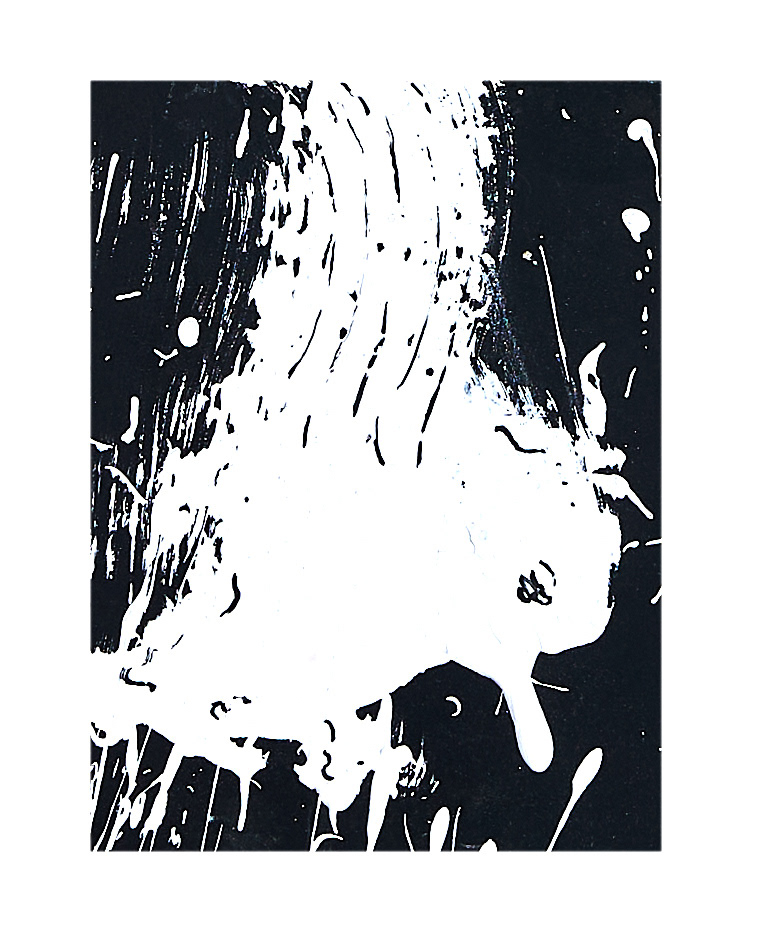 Ohne Titel, Acryl auf Holz, 12 x 9 cm, 2022