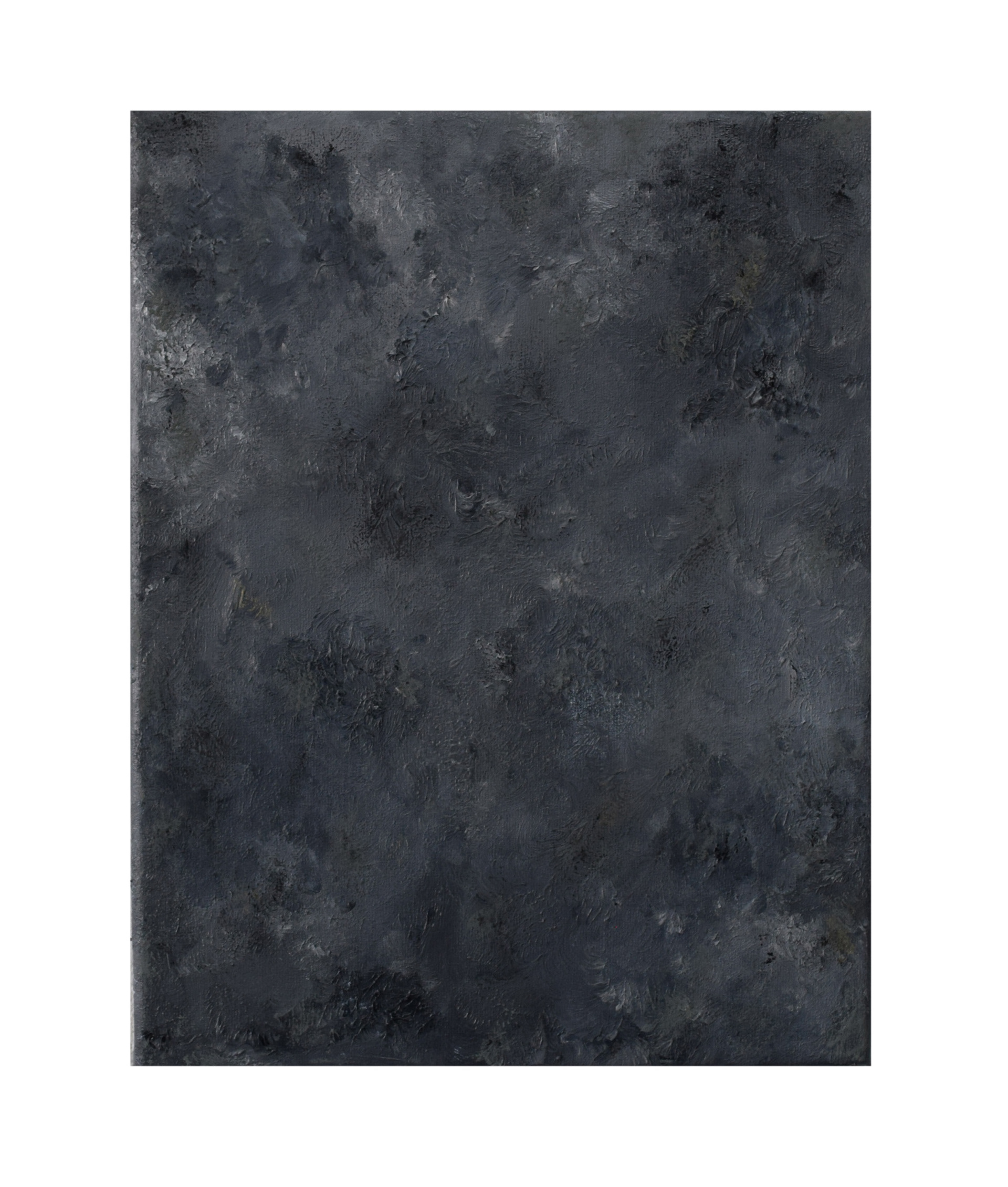 Are you Ok with Gray on Gray?, Acryl und Öl auf Leinwand, 35 x 27 cm, 2025