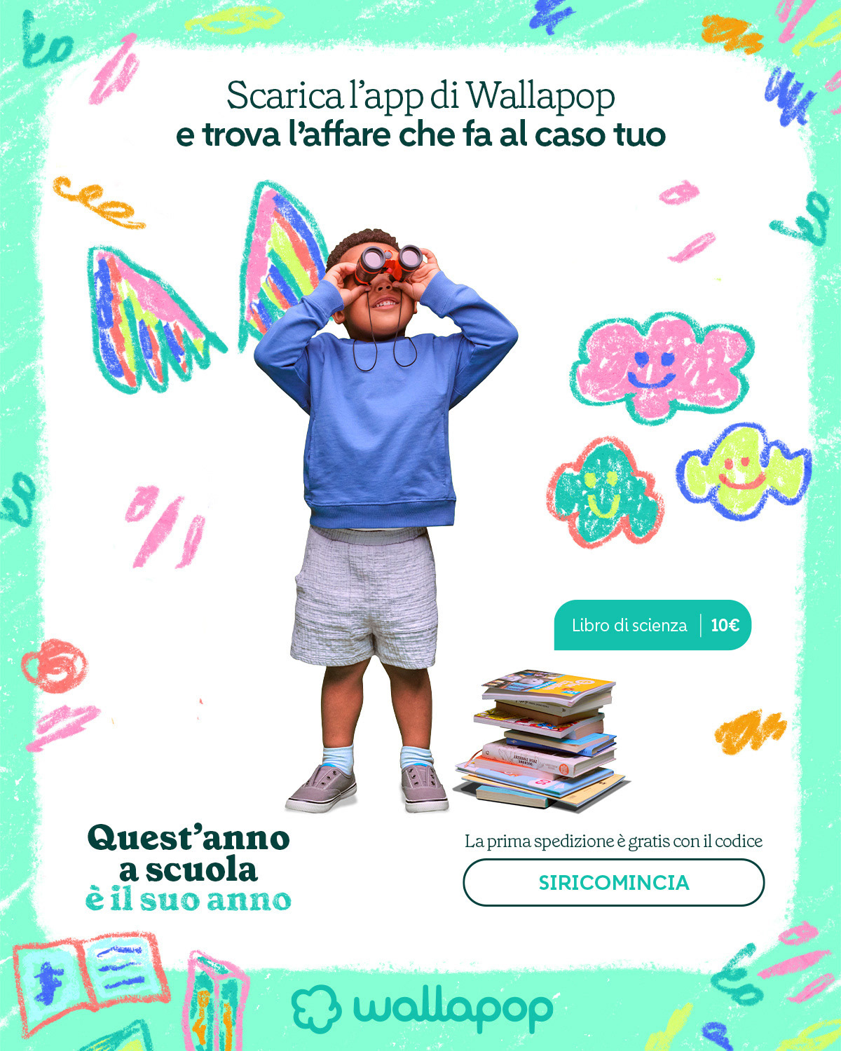 Prop Master For Back to the School Campaign for Wallapop Italy