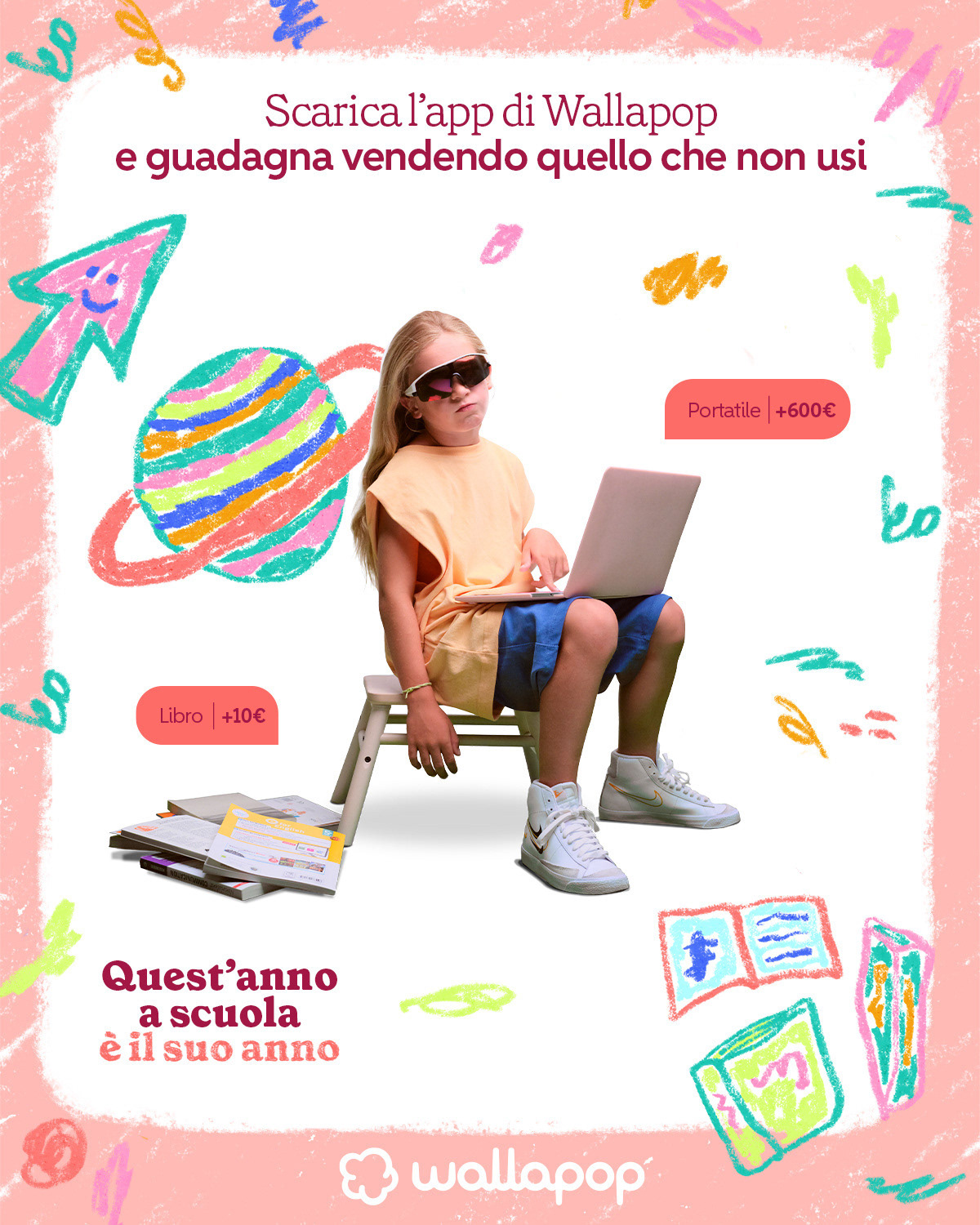 Prop Master For Back to the School Campaign for Wallapop Italy