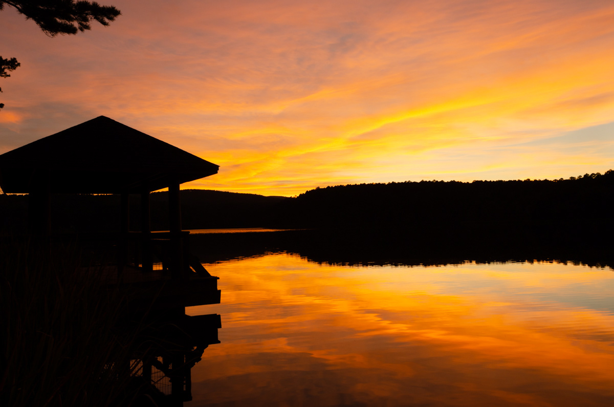 Sunset on the Lake - Cedar Lake, OK