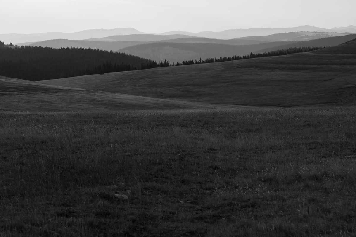 Rolling Mountains - I'm typically not a big fan of hiking out in the wide open for long stretches, but in some cases, it lends itself to some cool pictures.