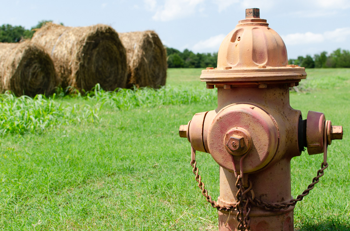 Hayfield Hydrant - Harrah, OK