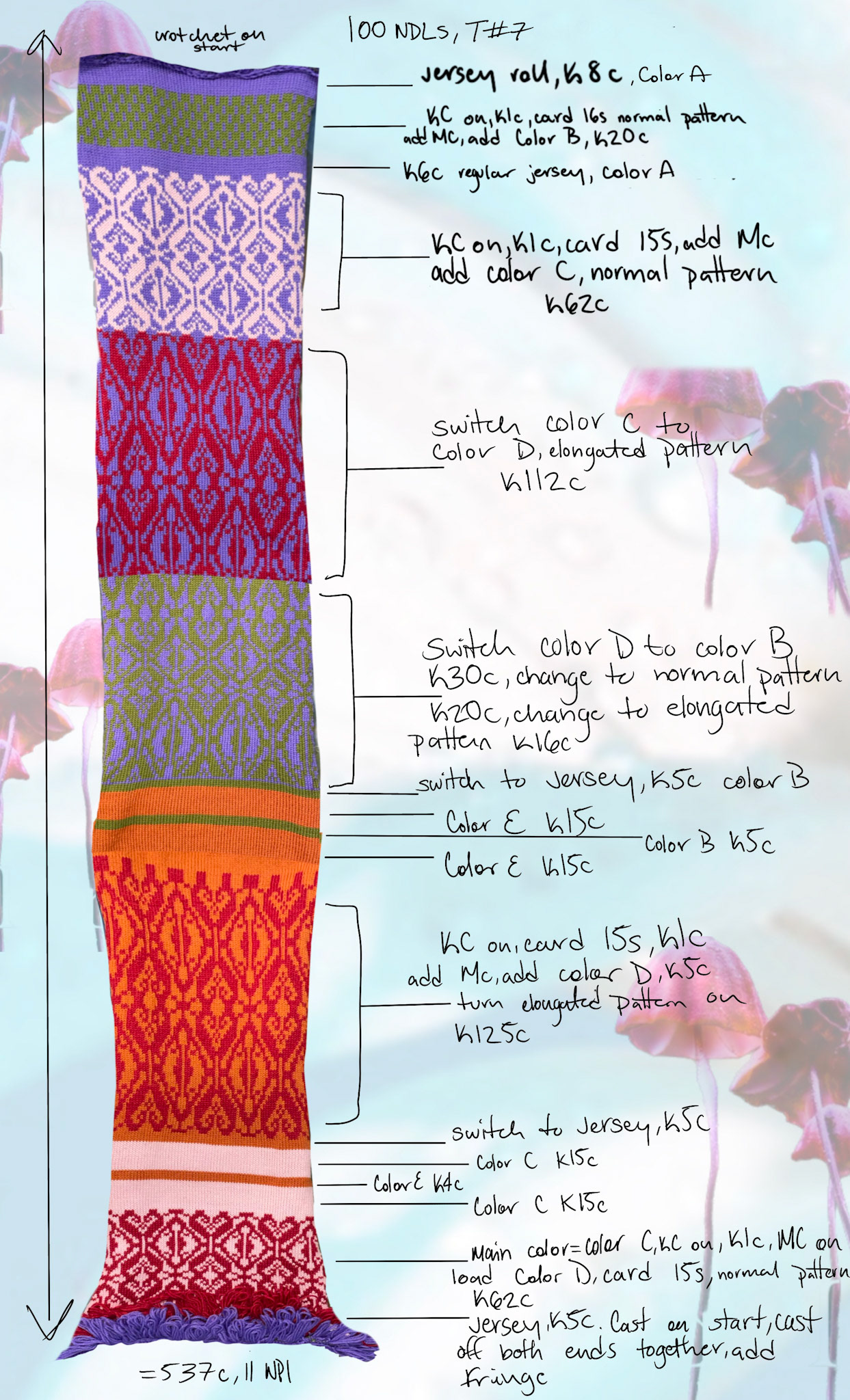 scarf instructions part 1