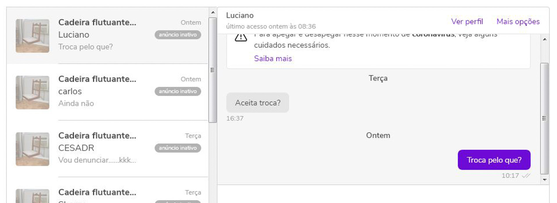 Chat do anúncio 04