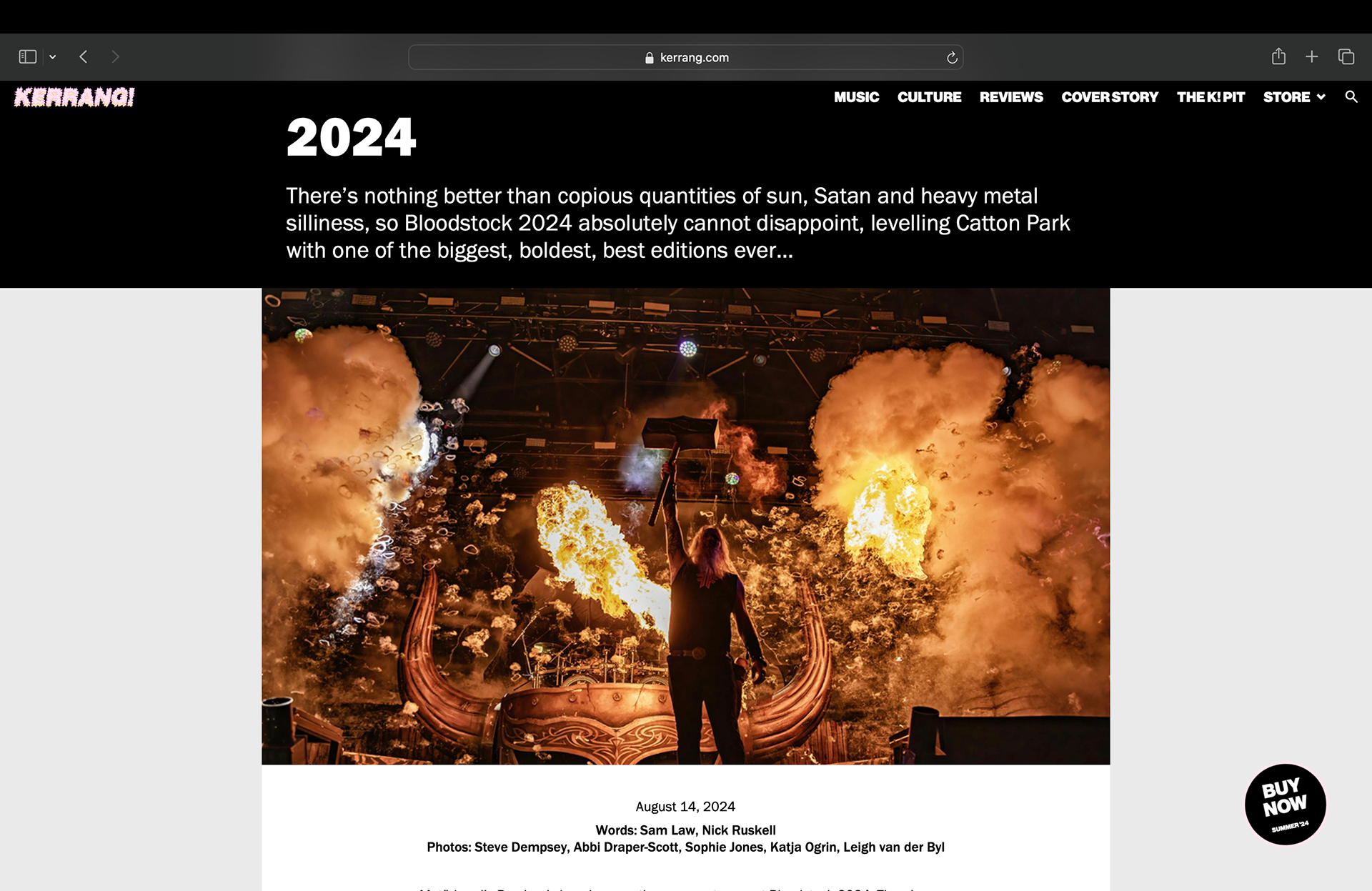 Kerrang! X Bloodstock Festival 2024