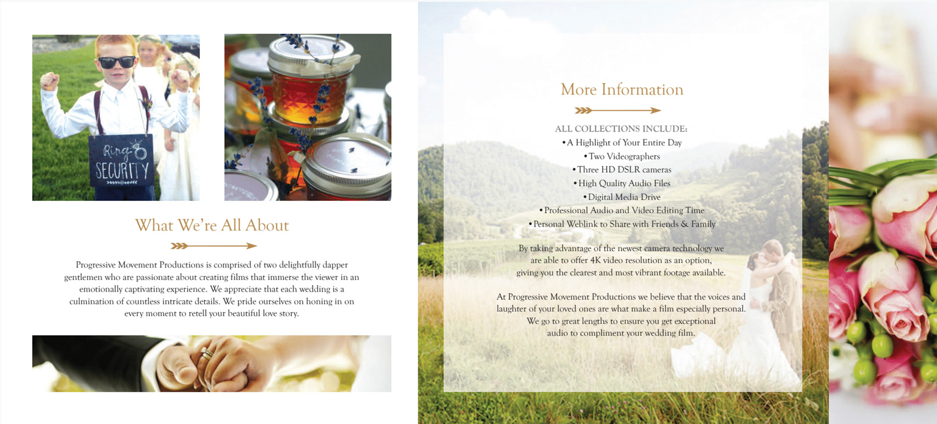 Wedding Videography Brochure