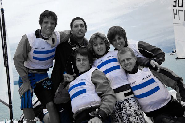 Waiting for the wind in Napier, NZL 2011 Opti Worlds.