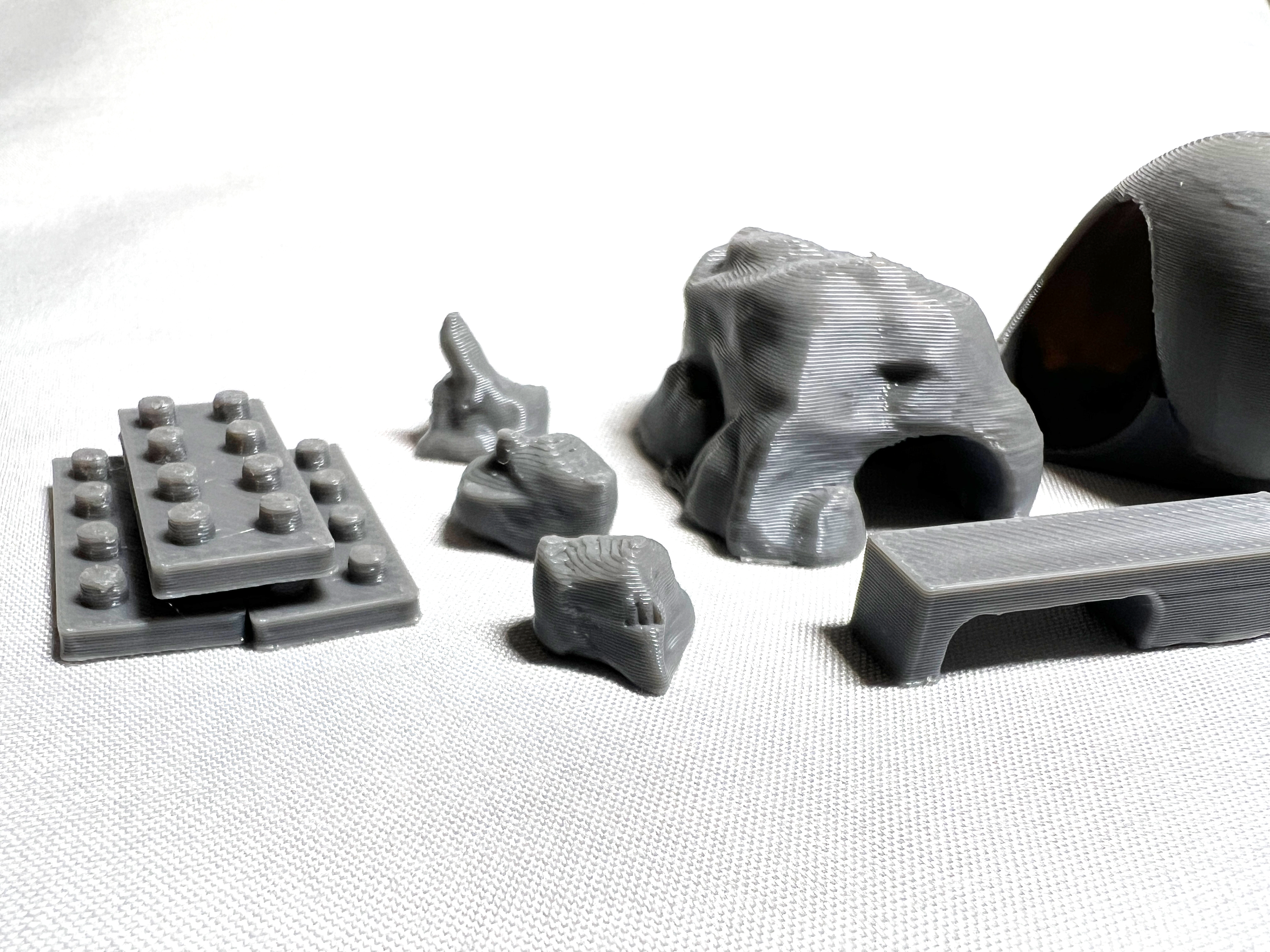 Obstacle Pieces Close-up