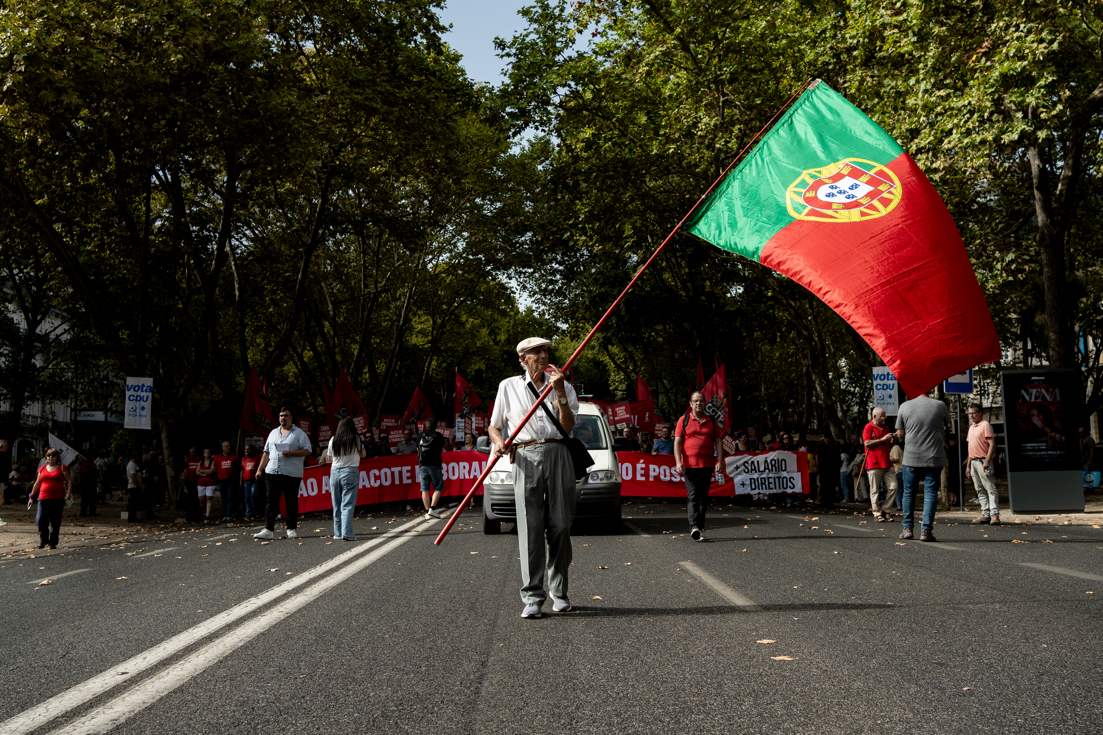 Manifestação da CGTP contra o pacote laboral, 20 de setembro de 2025, Lisboa.