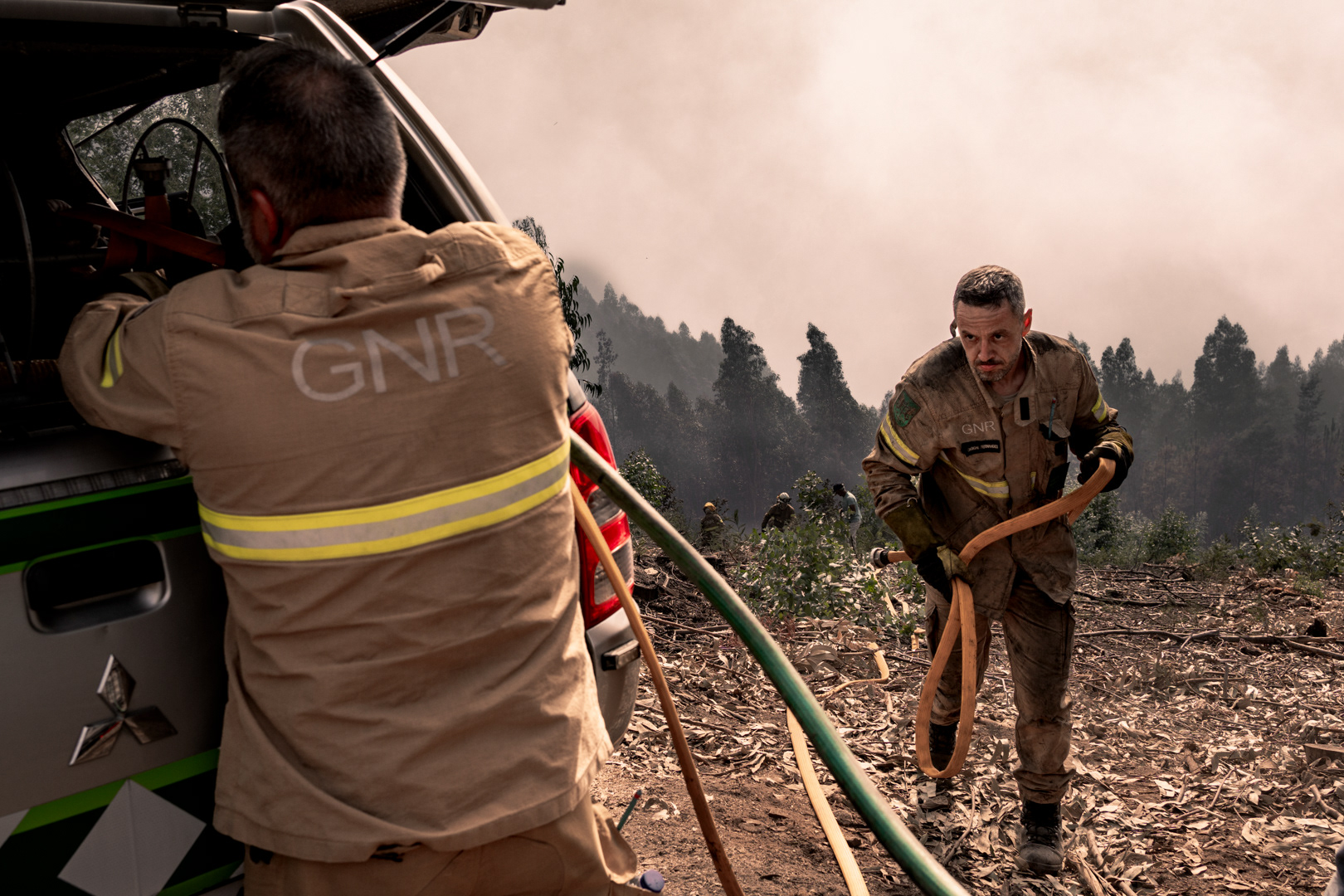Incêndios florestais em Aigra-a-nova, 17 de agosto de 2025