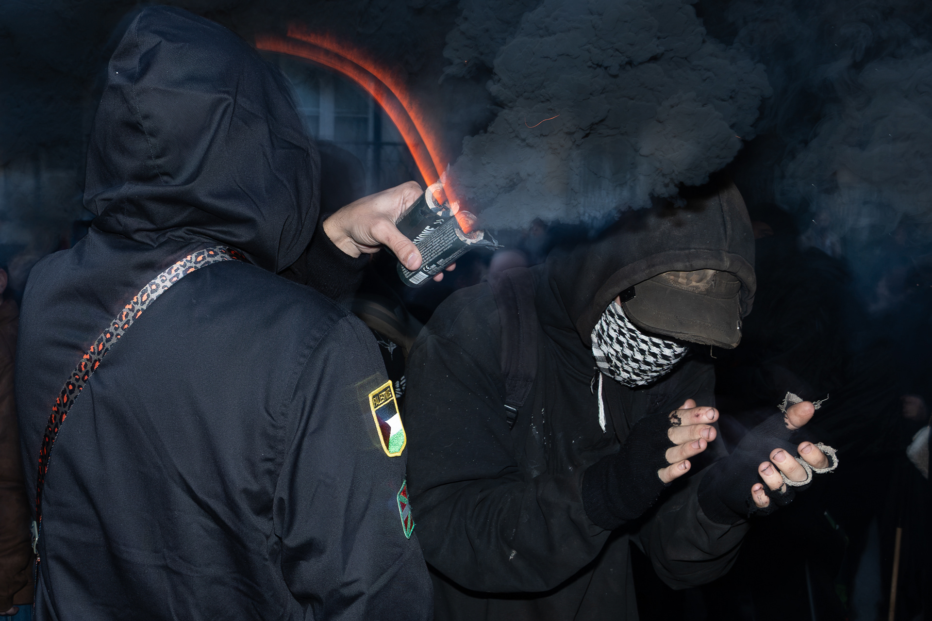 Desacatos após a manifestação da greve geral, 11 de dezembro 2025, Lisboa.