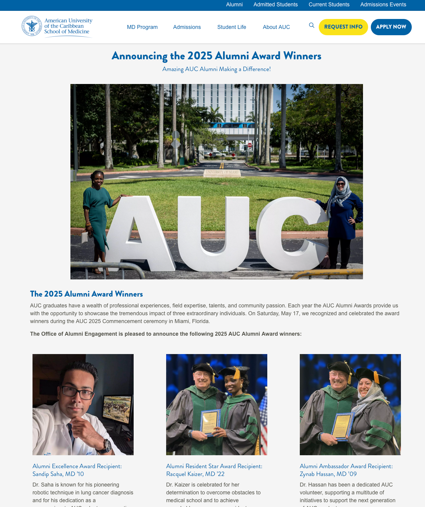 Medical School - Alumni Content