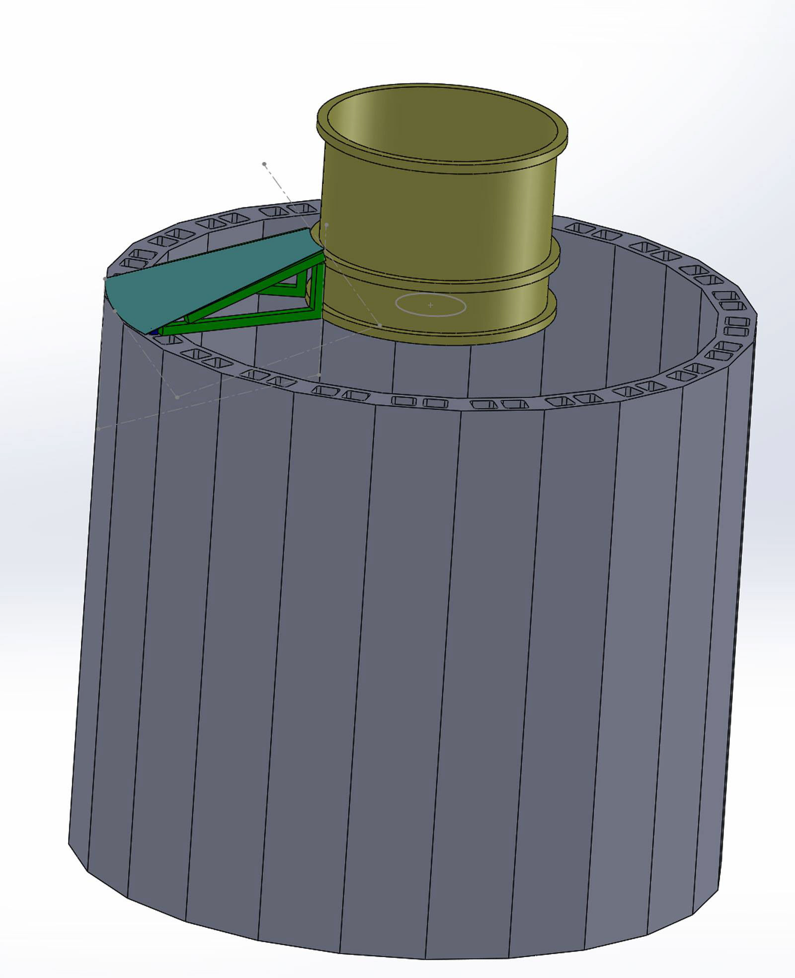 This is a simple root cellar design made from 8” x 16” cinderblocks.
