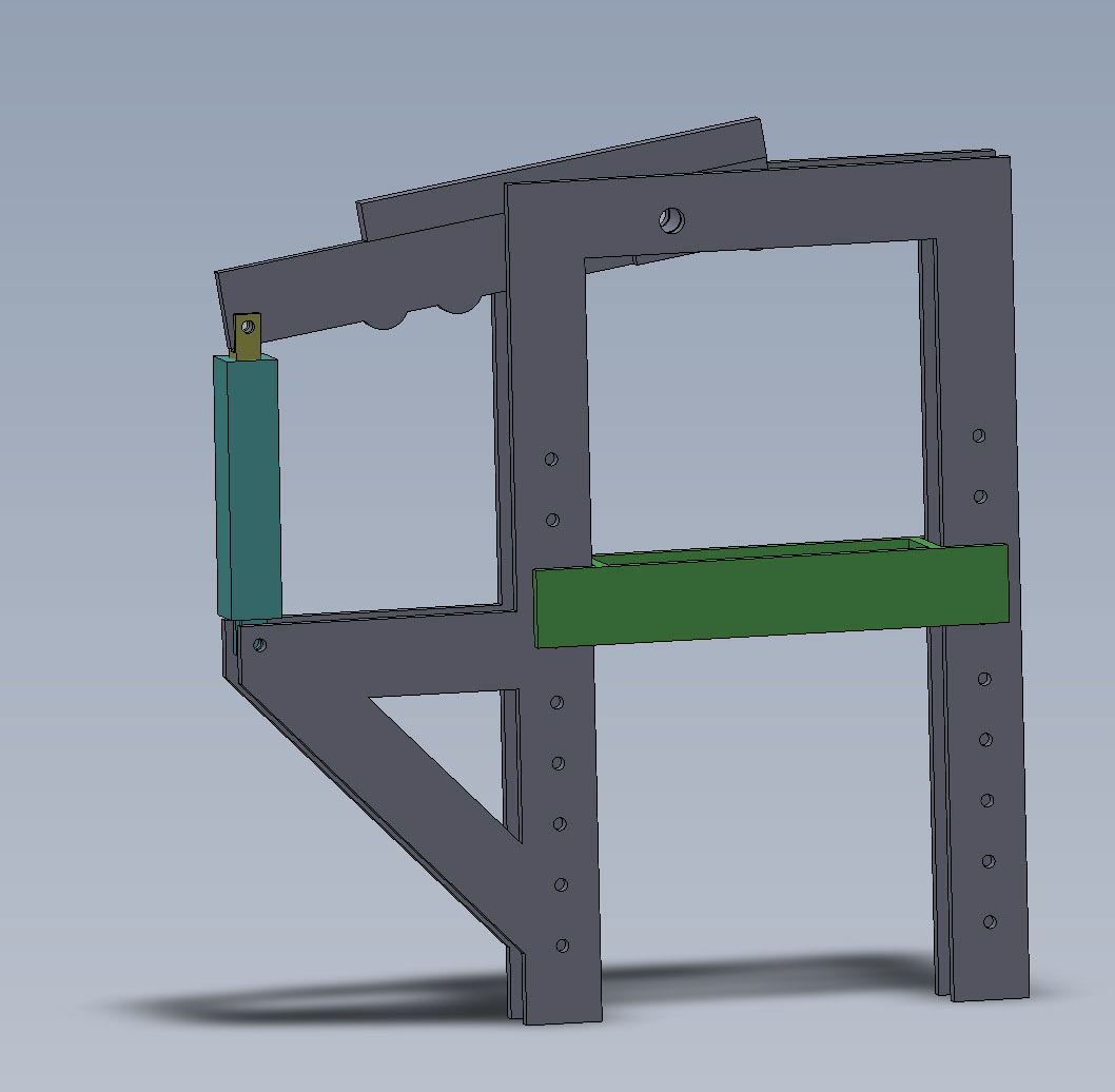 This is a basic concept for a hydraulic press.