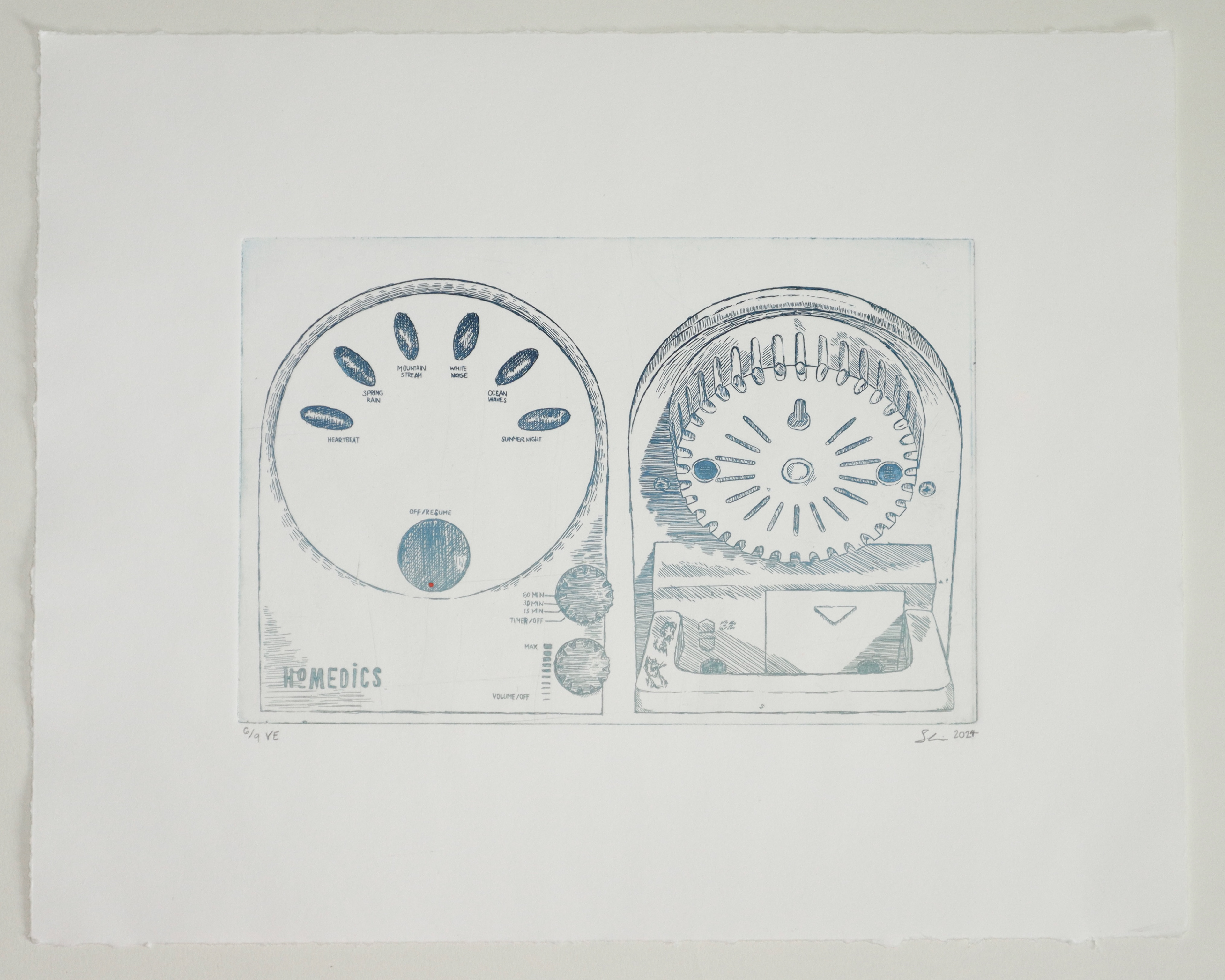 Untitled, 6/9. Copper plate hard ground. 2024.