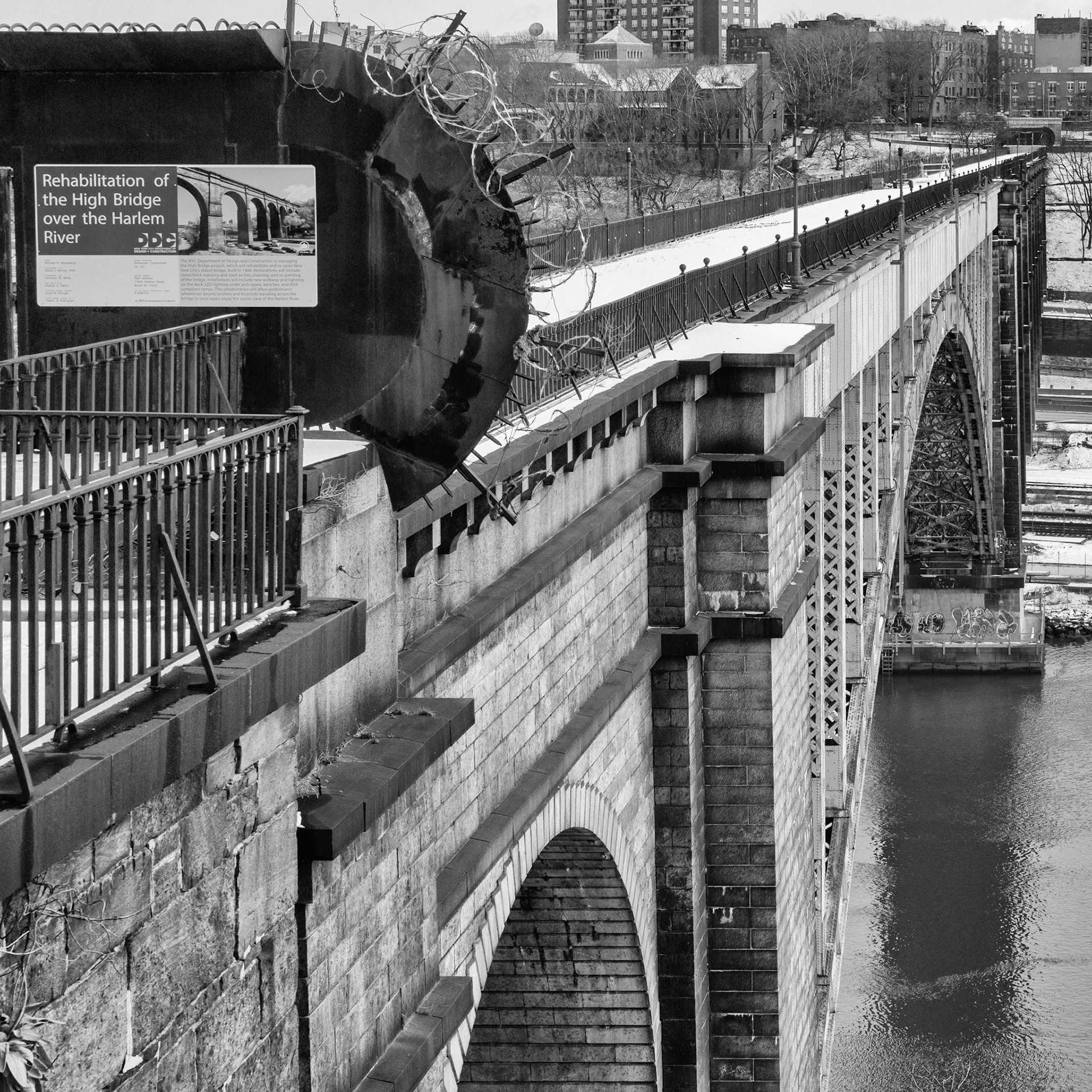 The High Bridge across the Harlem River