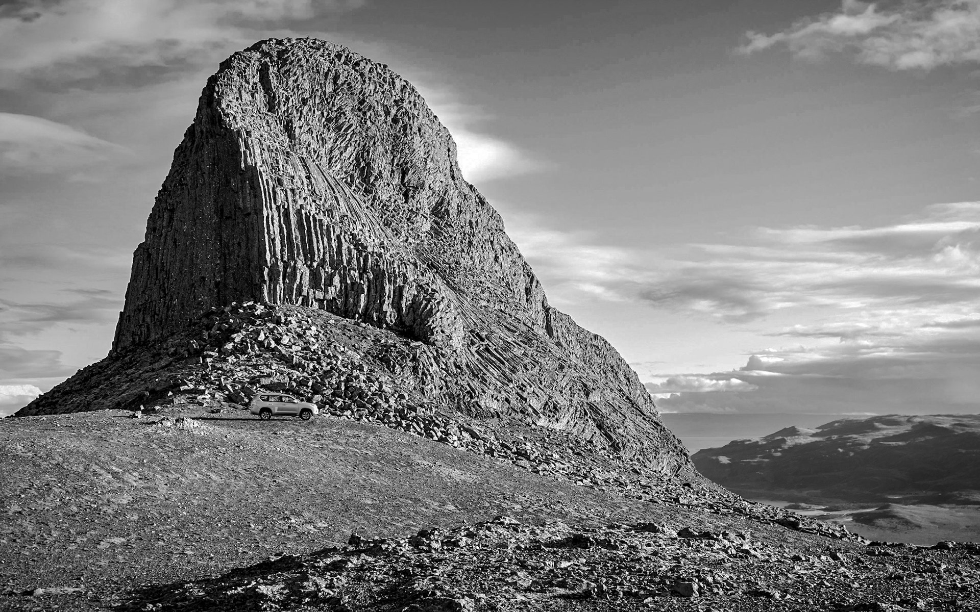 Vadalfjoll, volcanic plug, Iceland