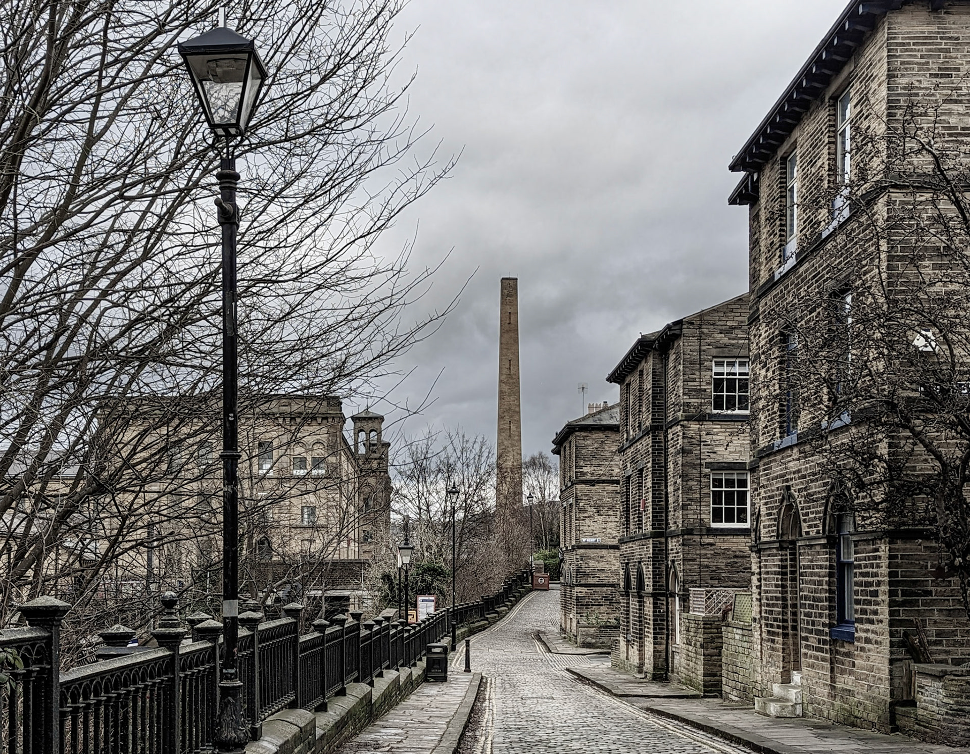 A World Heritage site in West Yorkshire.