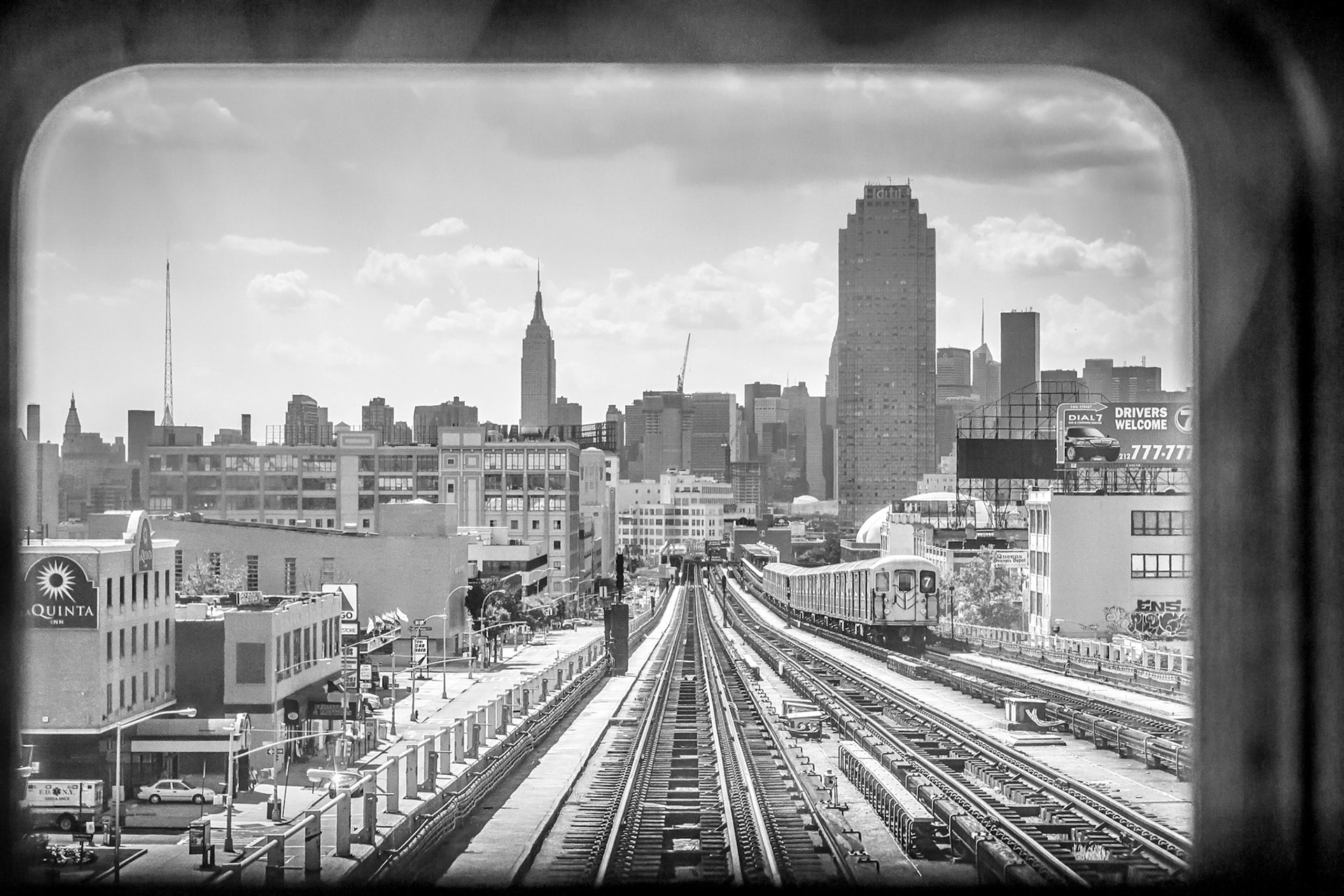 On the 7 train in Queens