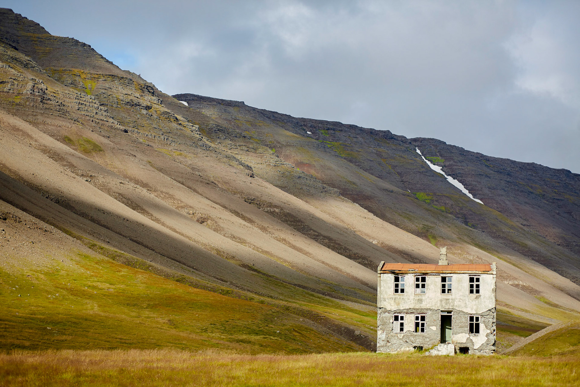 Deserted house in Westfjords Iceland