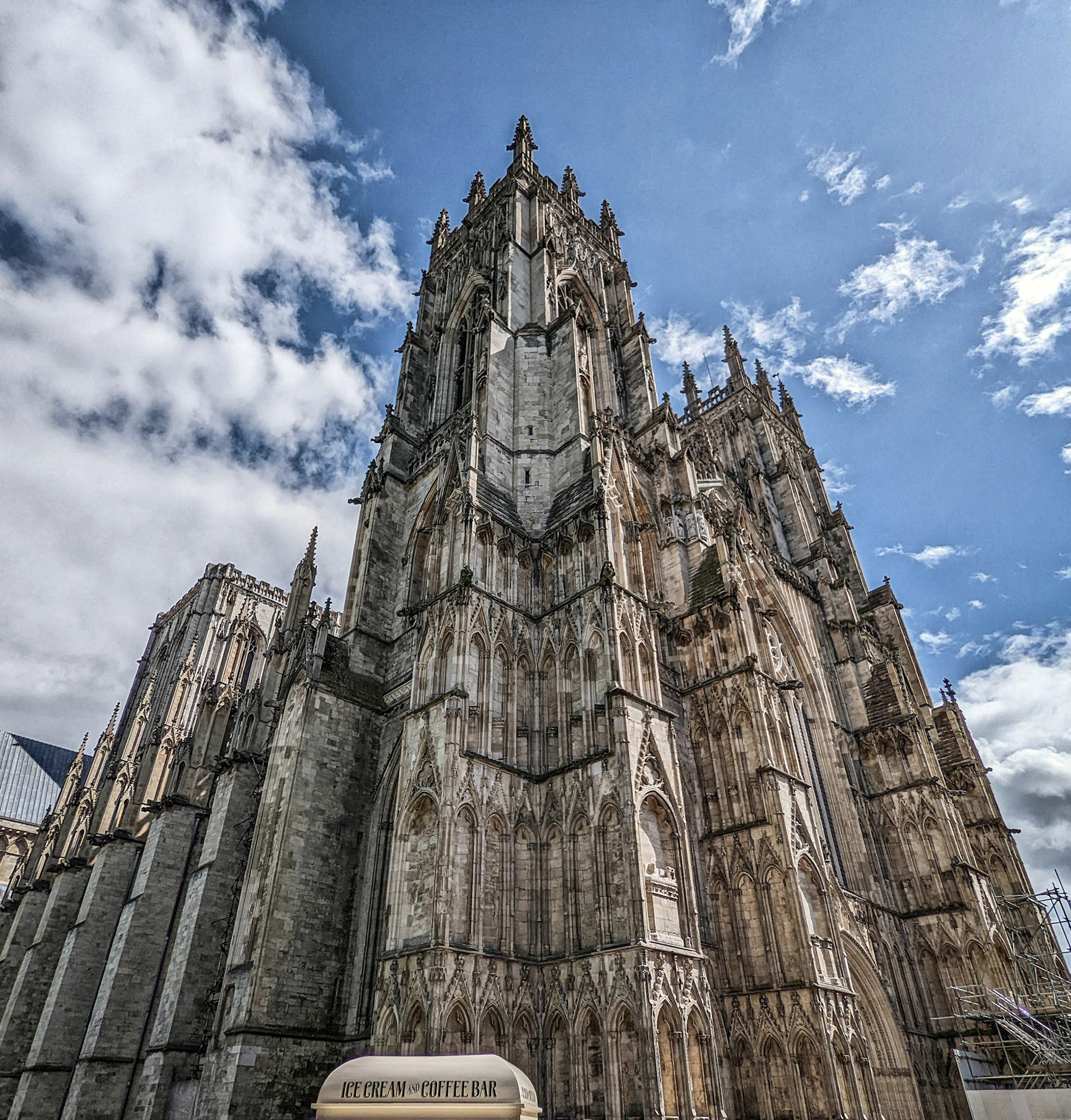 York Minster + ice cream and coffee.