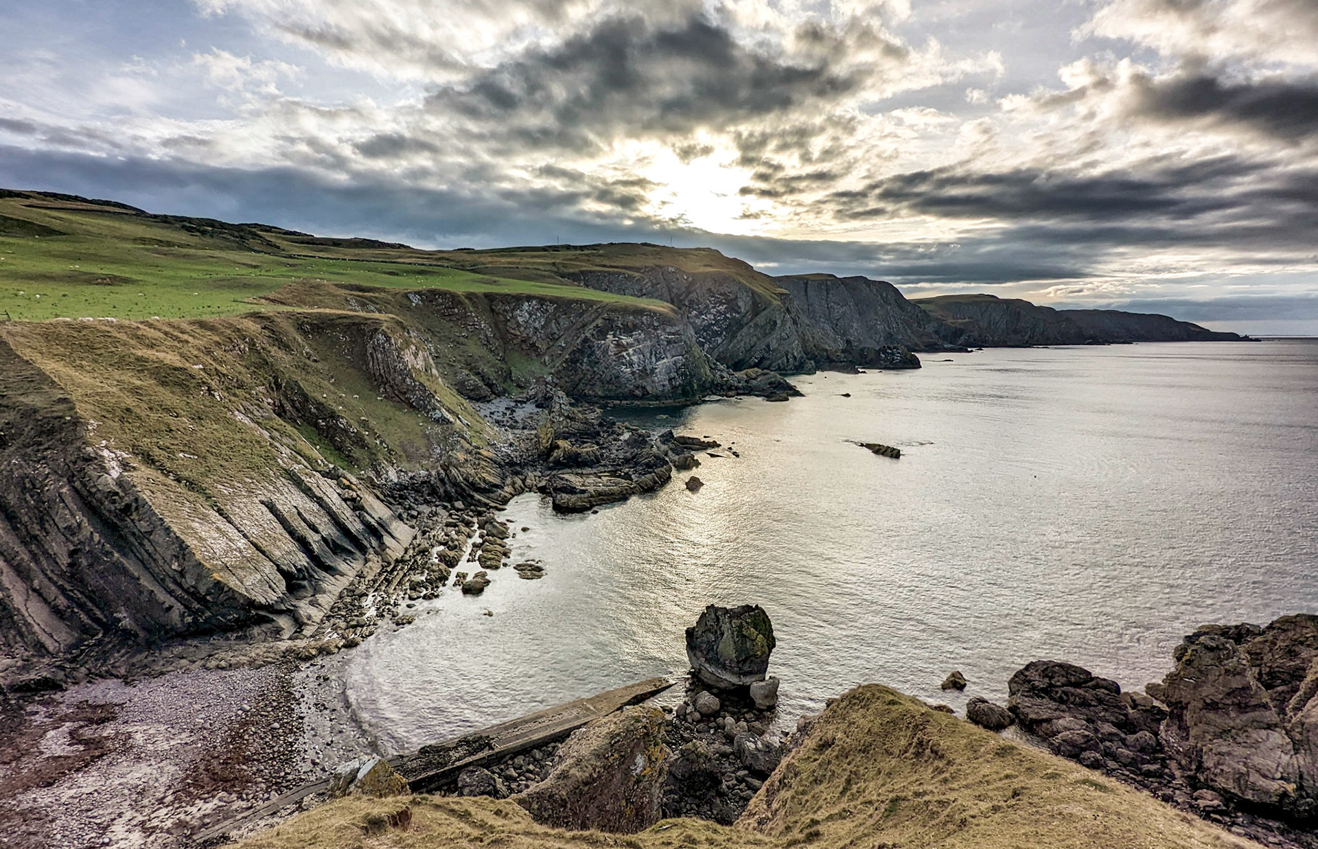 Pettico Wick, St Abbs Head, Berwickshire, Scotland