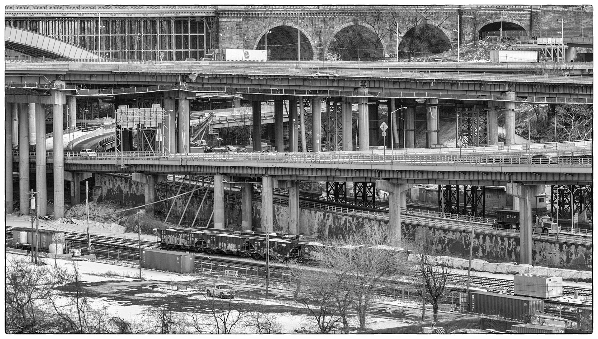 The Bronx from the High Bridge across the Harlem River