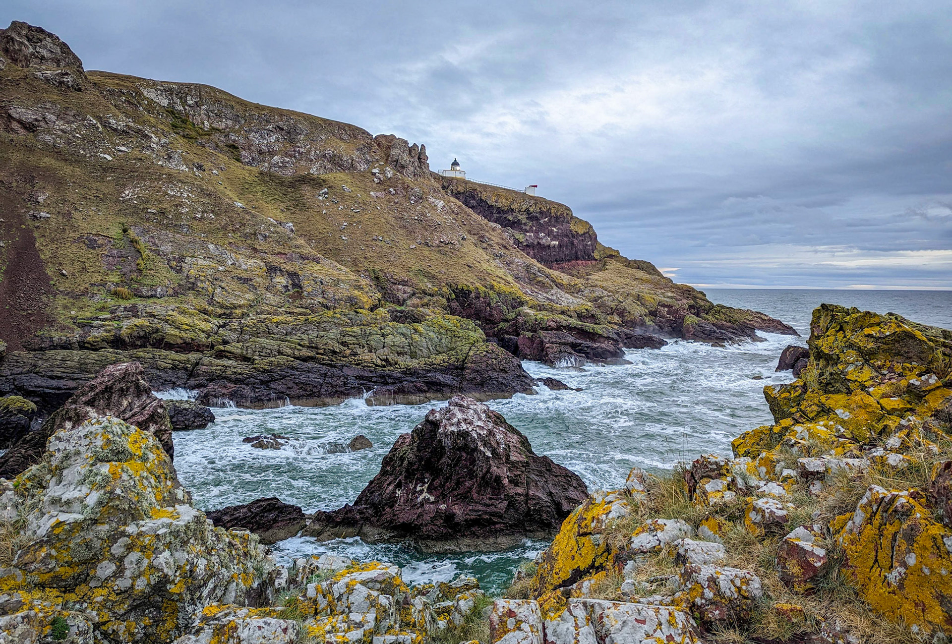 St Abbs lighthouse.