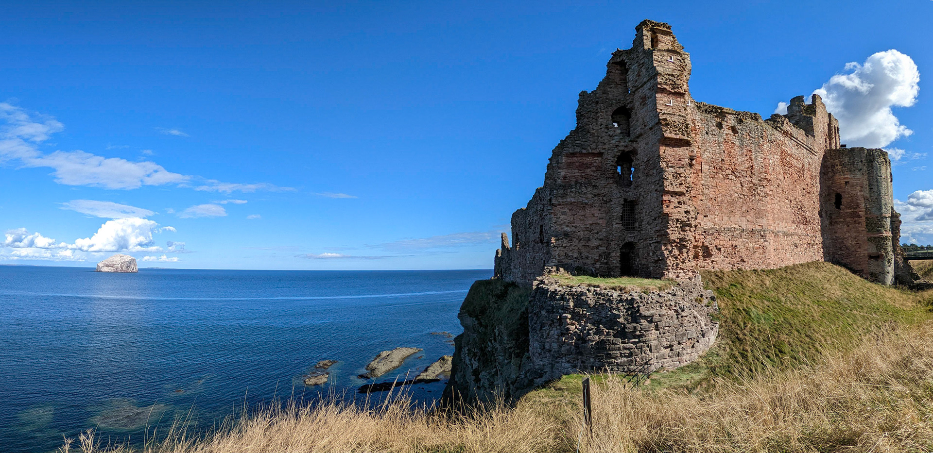 Bass Rock and Tantallon Castle