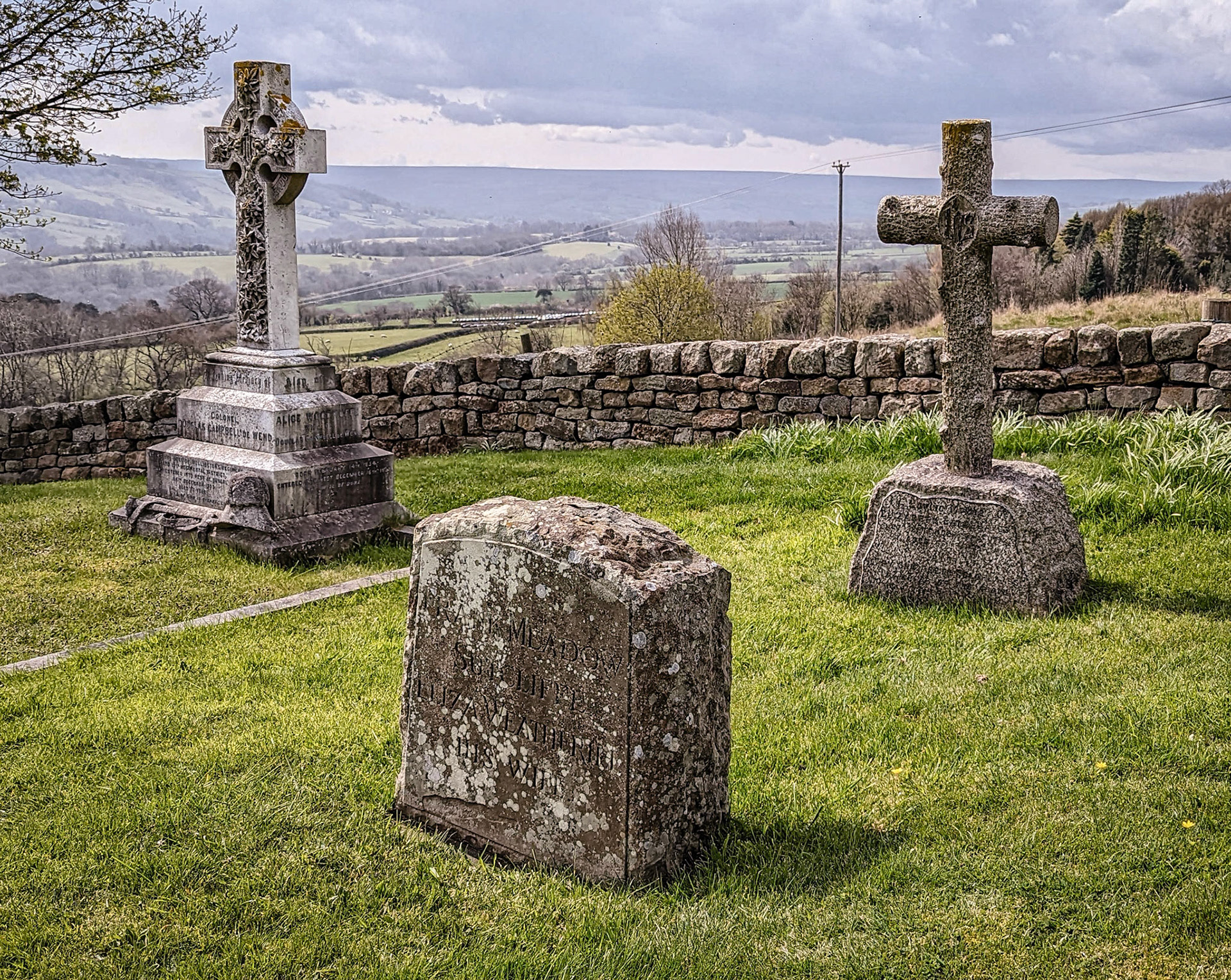 The modest grave of Frank Meadow Sutcliffe, FRPS, and his wife Eliza at St Margaret's, Aislaby.