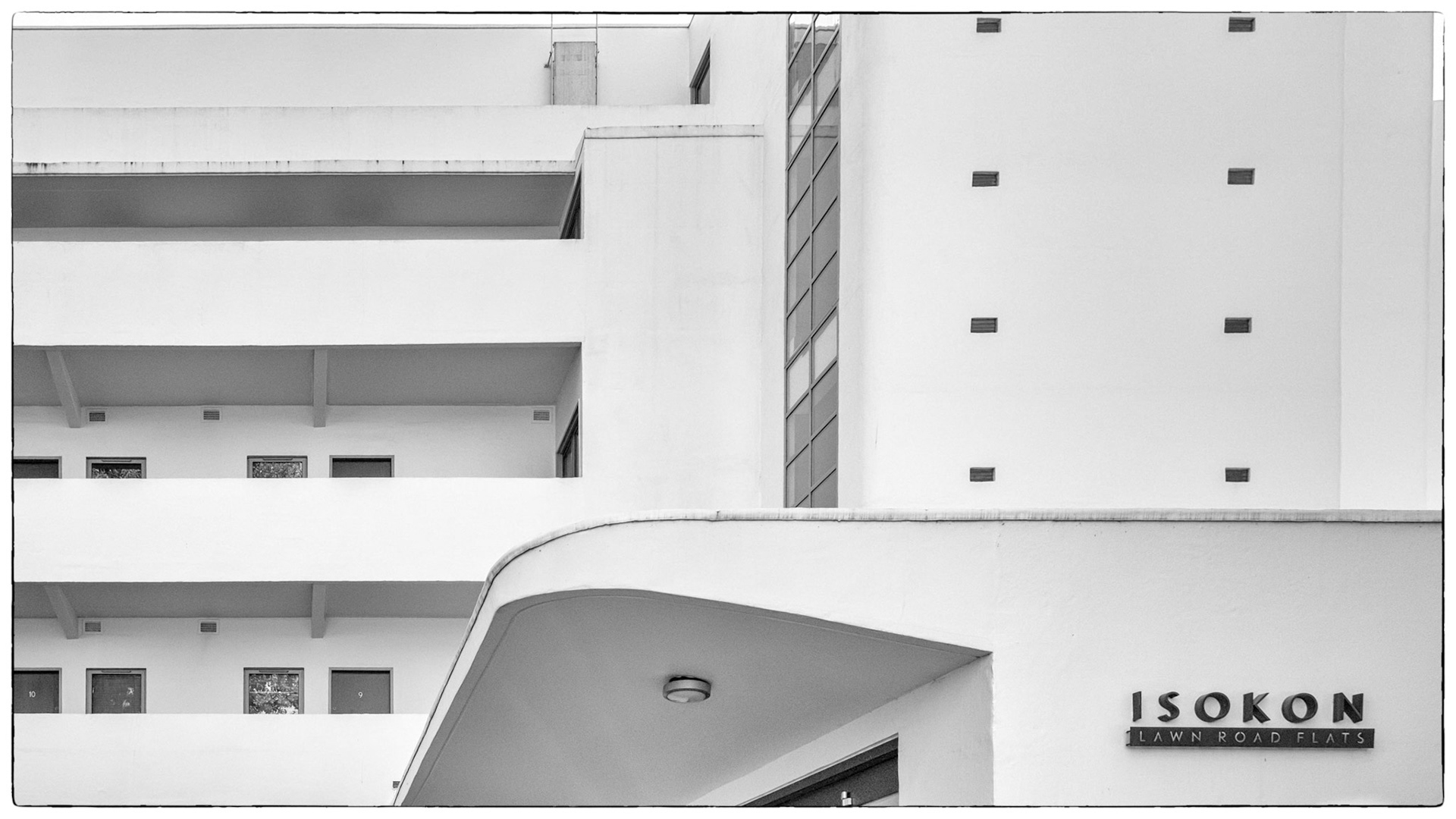 Walter Gropius, Marcel Breuer, László Moholy-Nagy and Agatha Christie lived here.Isokon Flats, also known as Lawn Road Flats, on Lawn Road, Hampstead, London NW3, is a concrete block of 36 flats, designed by architect Wells Coates for Molly and Jack Pritchard. The building opened on 9 July 1934 as an experiment in minimalist urban living.