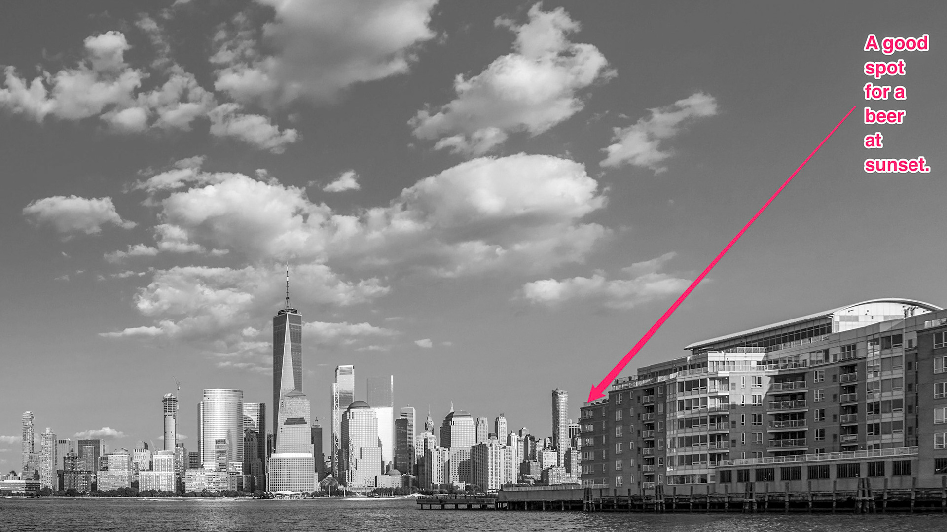 Downtown NYC from Jersey City