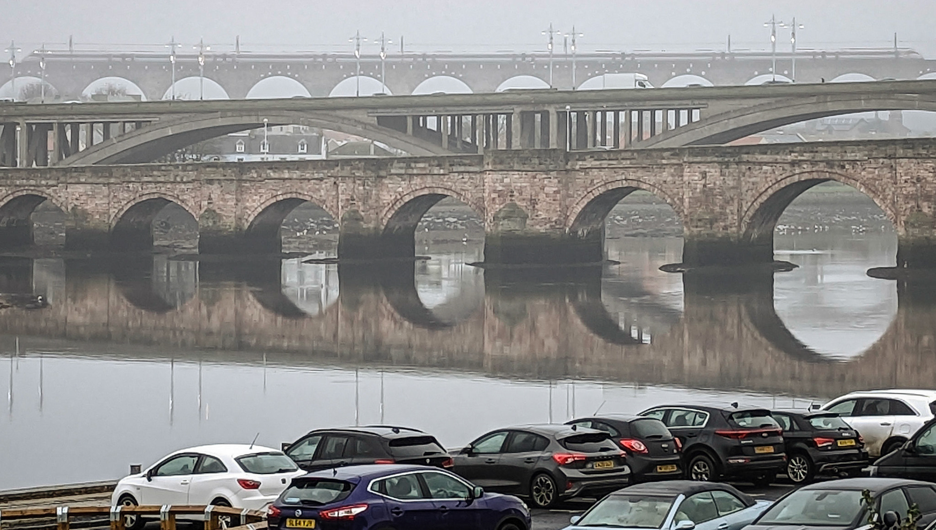 This album shows the Old Bridge (1524), the Royal Tweed Bridge (1928) and the Royal Border Bridge (1850).