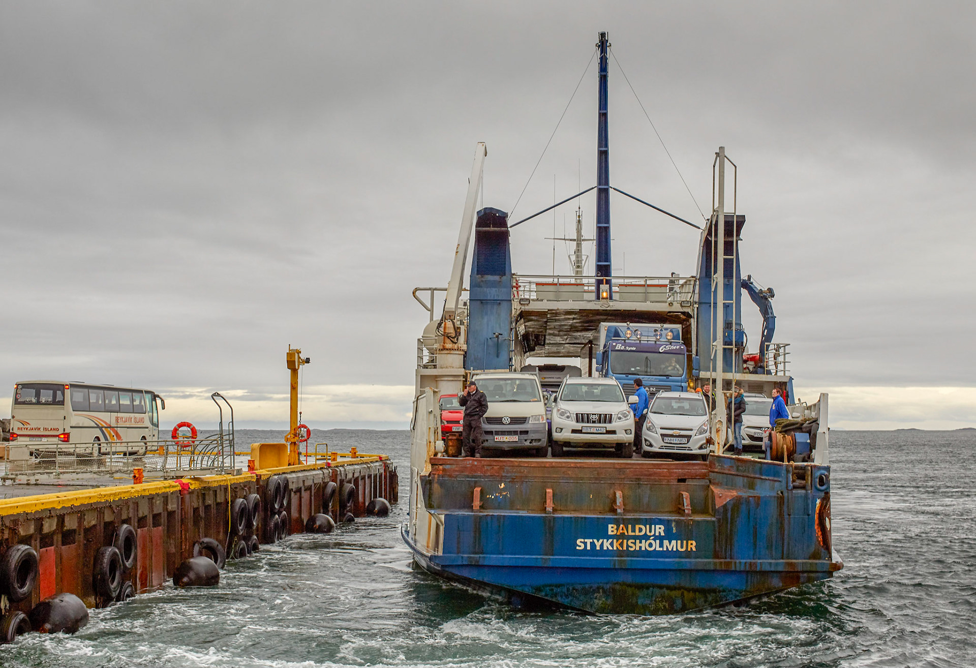 Ferry Baldur between Stykkisholmur -- Breidafjördur