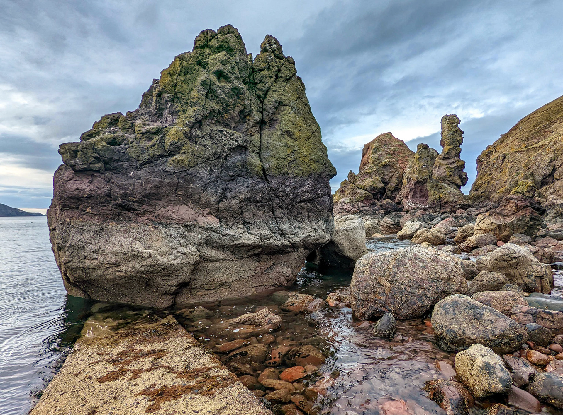 Pettico Wick, St Abbs Head, Berwickshire, Scotland