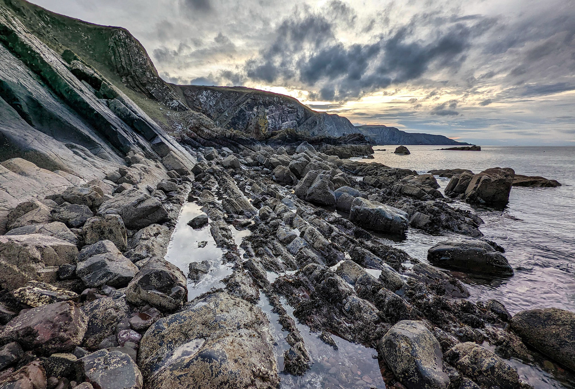 Pettico Wick, St Abbs Head, Berwickshire, Scotland