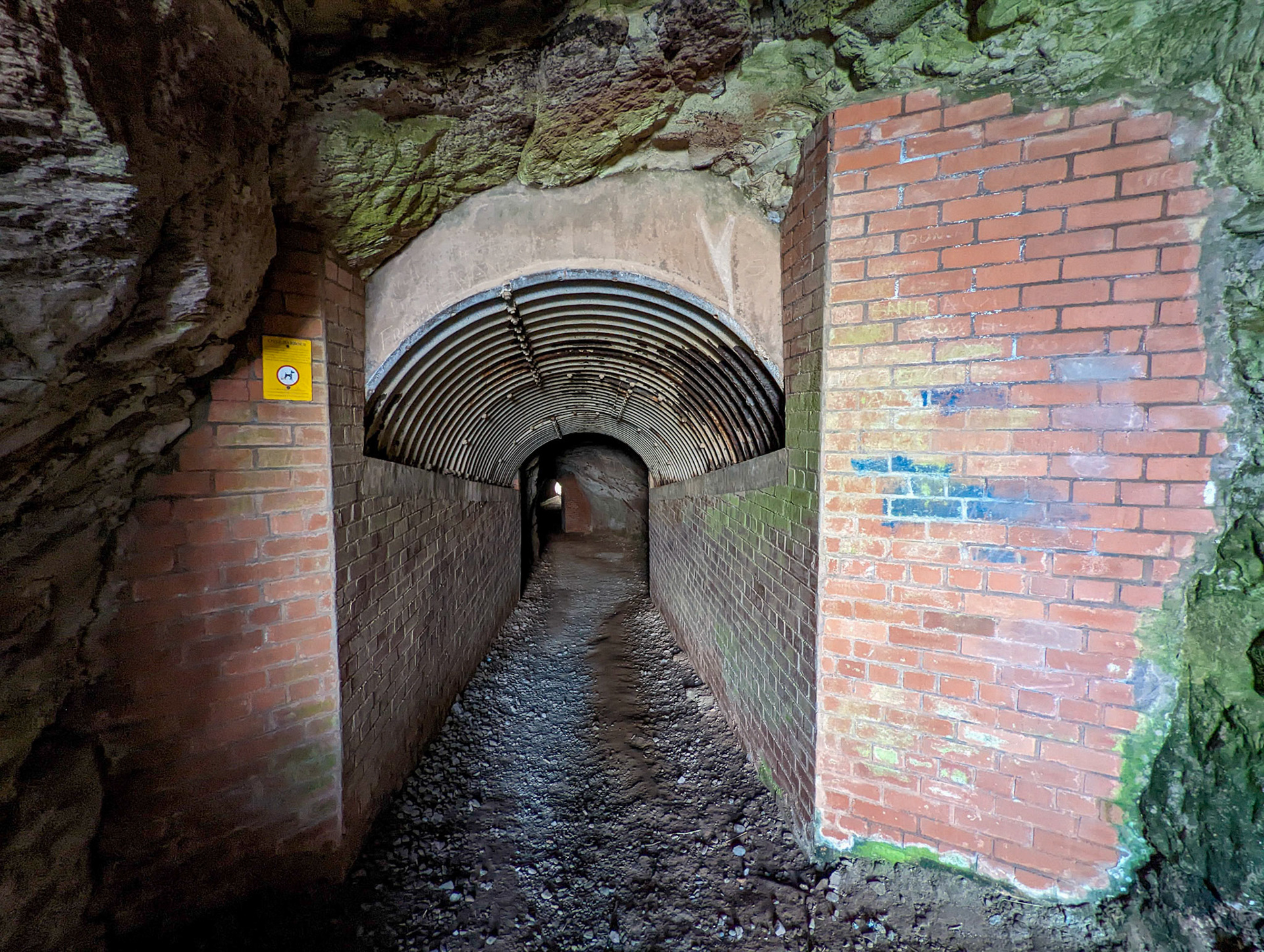Through this tunnel to Cove.