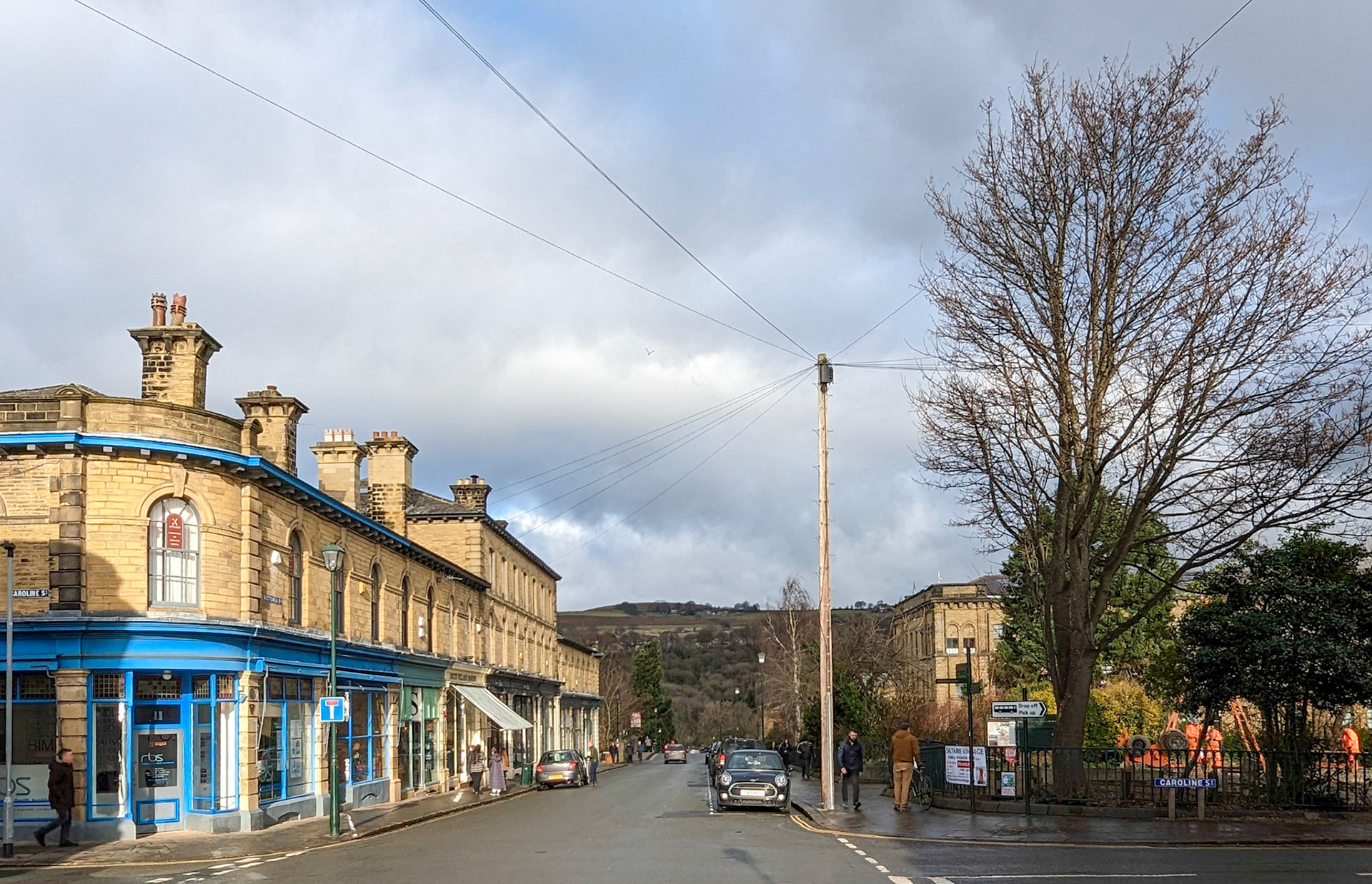 A World Heritage site in West Yorkshire.