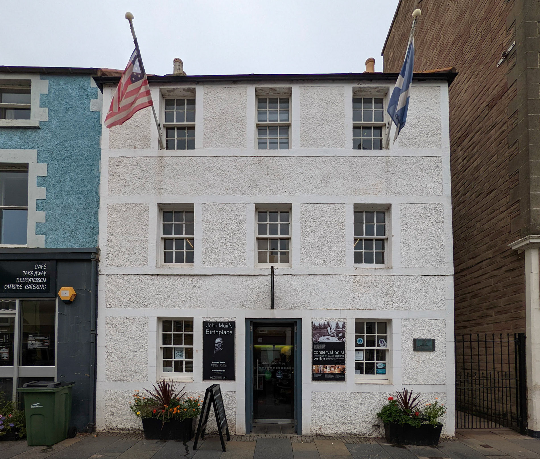 John Muir's birthplace in Dunbar.