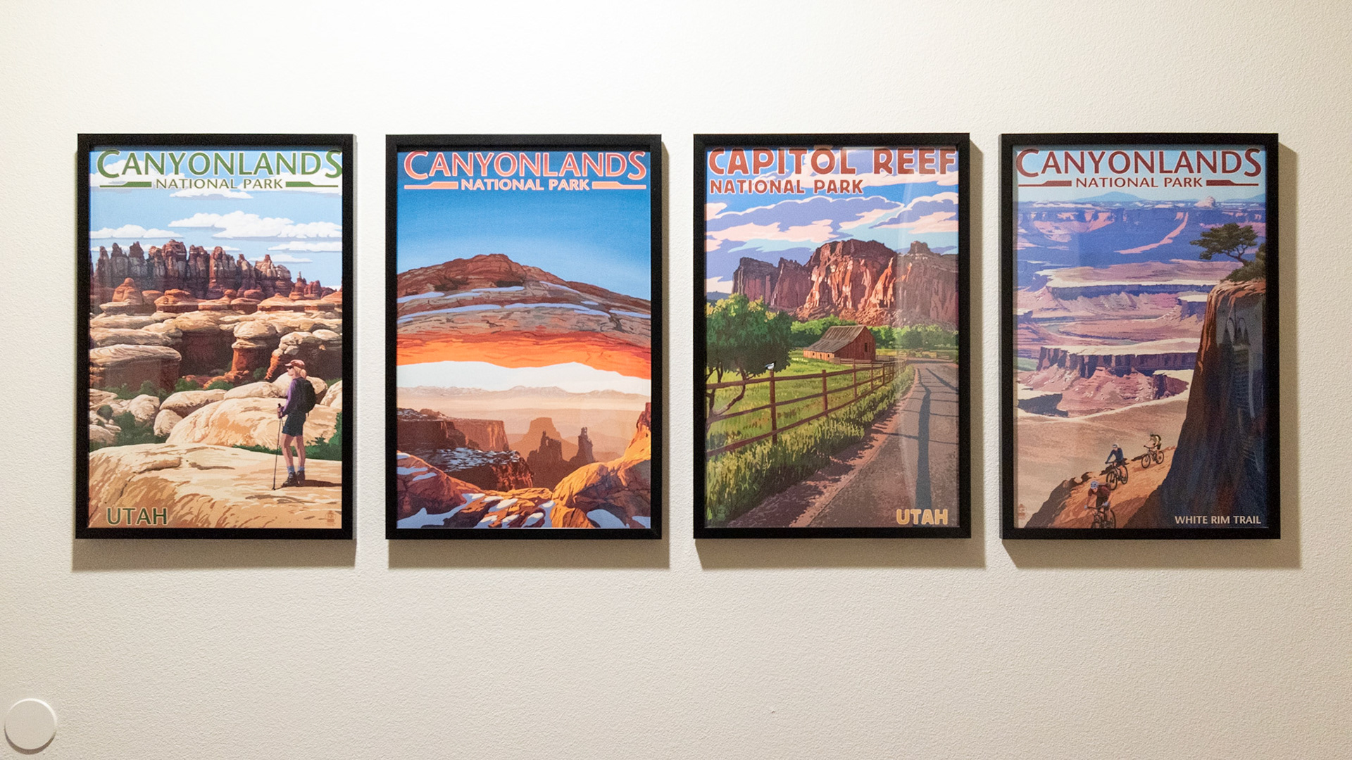 In our rented house in Green River.