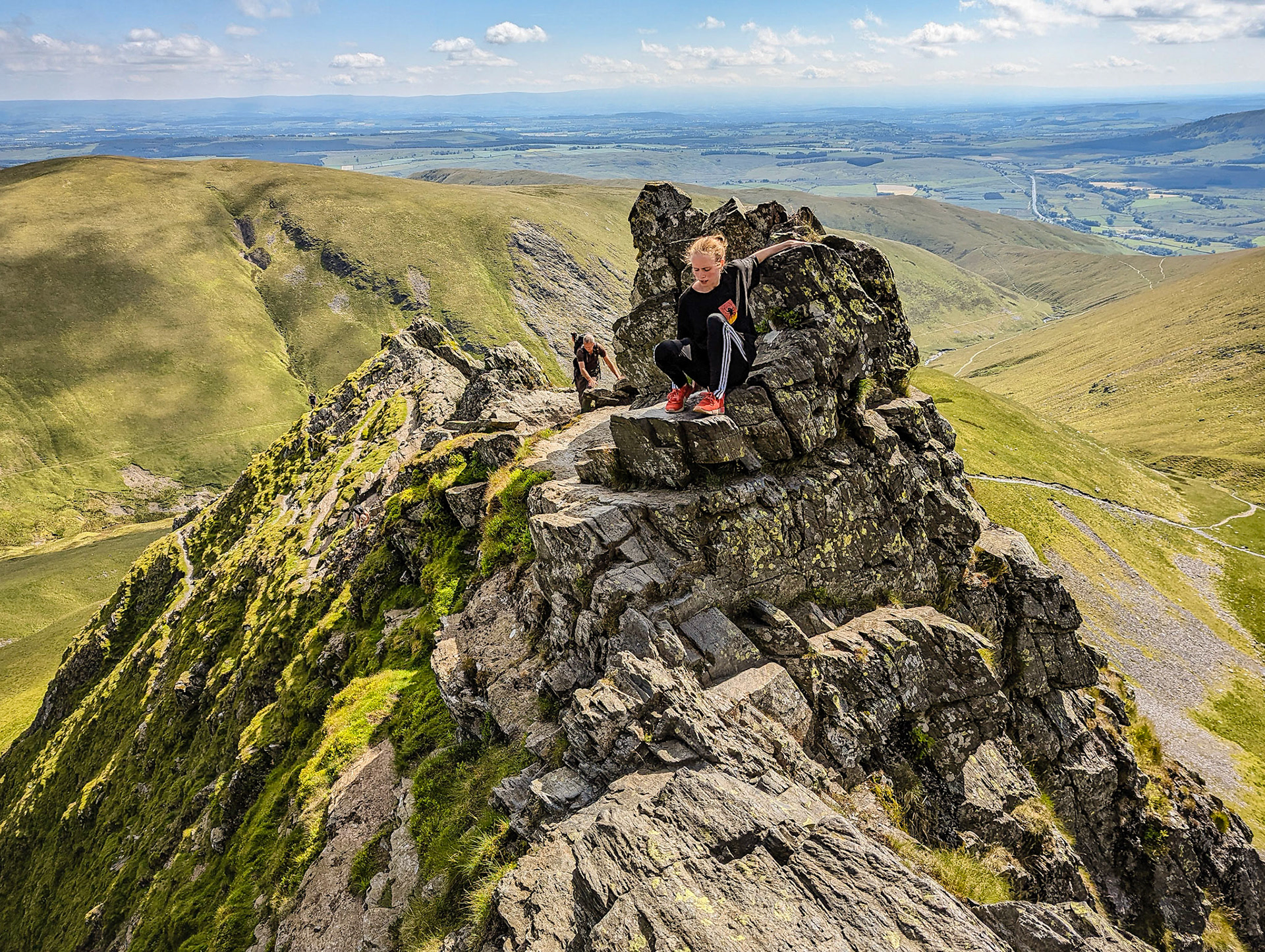 Blencathra Sharp Edge, the Bad Step