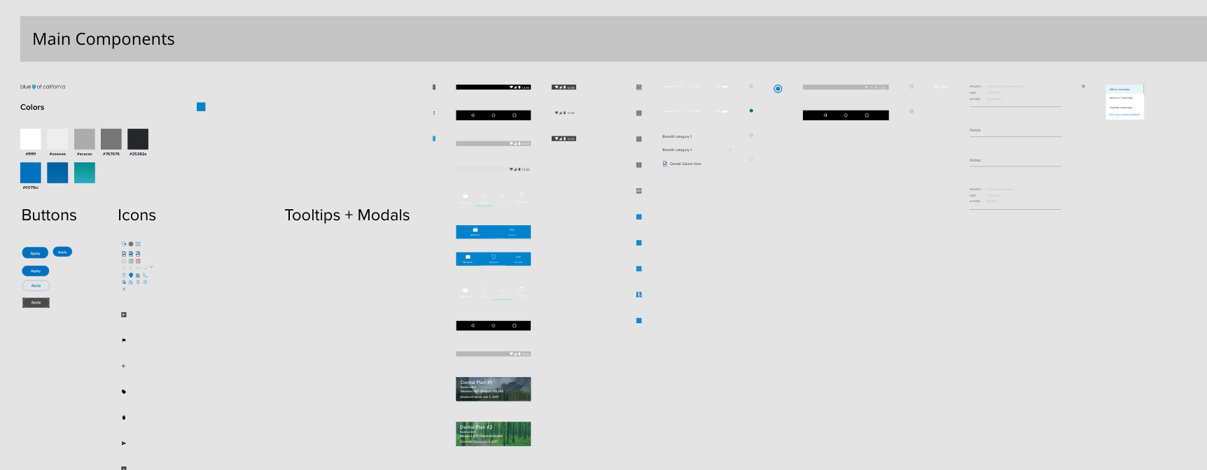 Design Library - Mobile Design Components