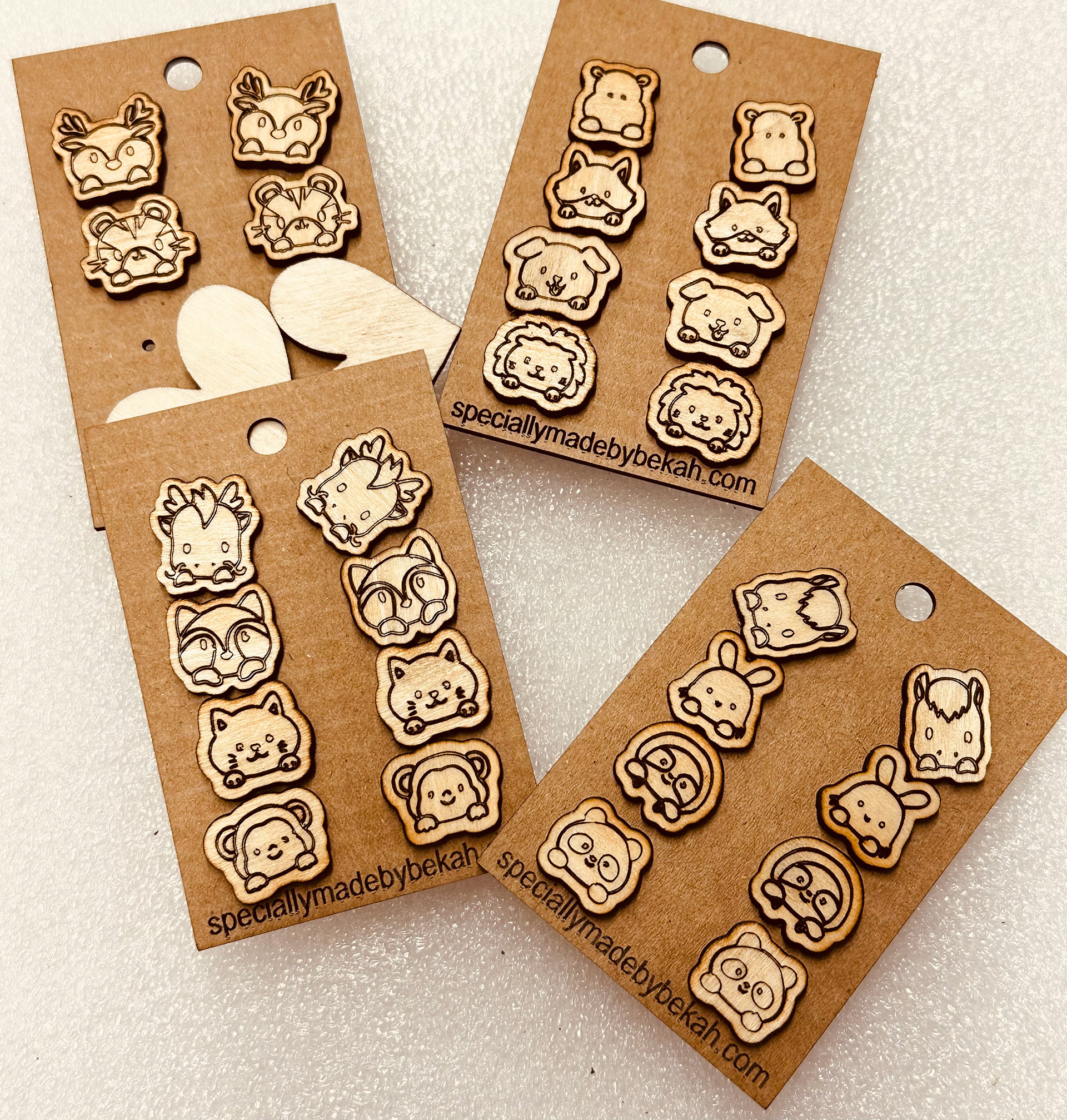 Stud Earrings Sold by the Set $10.00 set