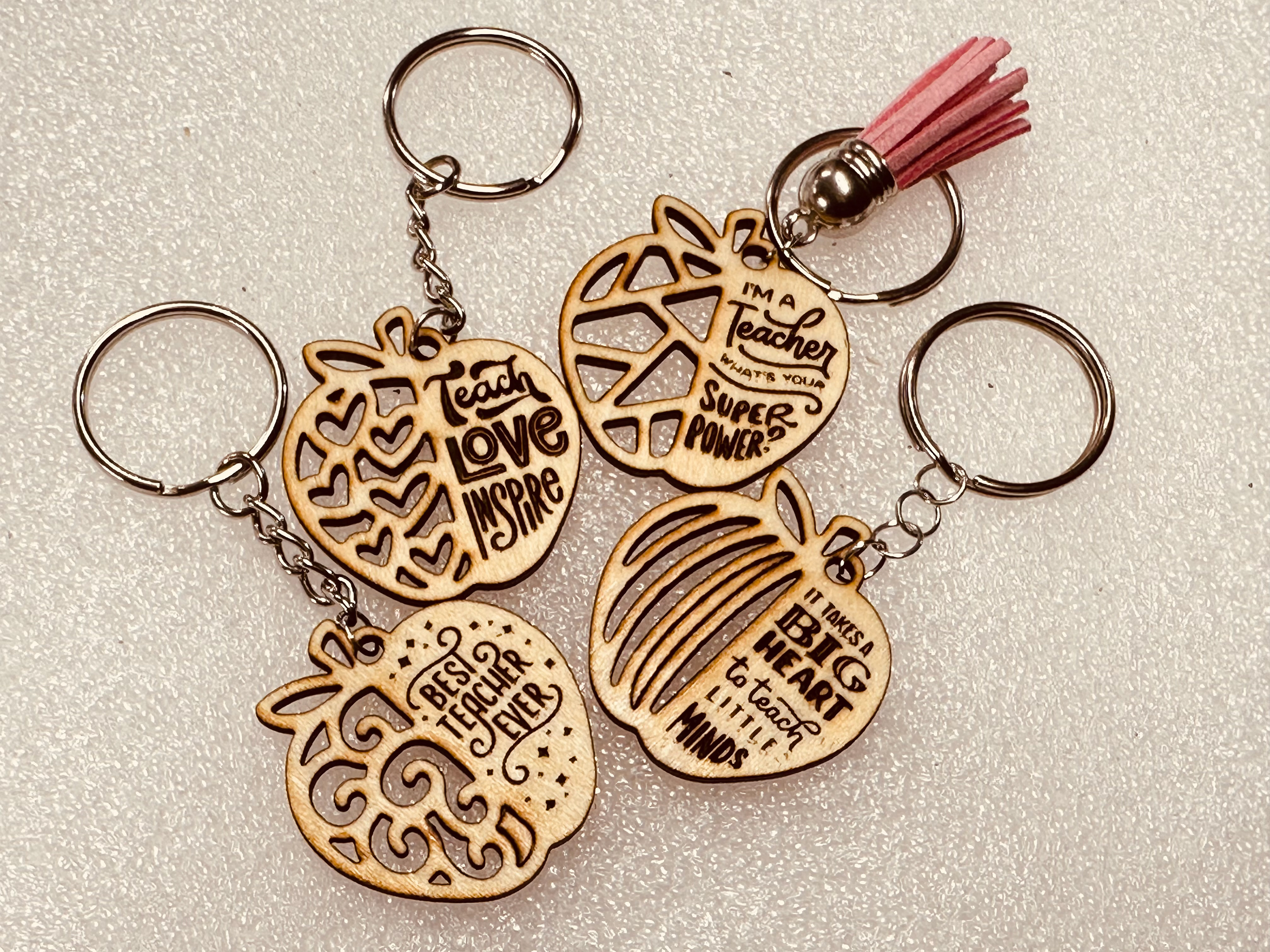 Key Chains $5.00 ea or set of 5 for $20.00