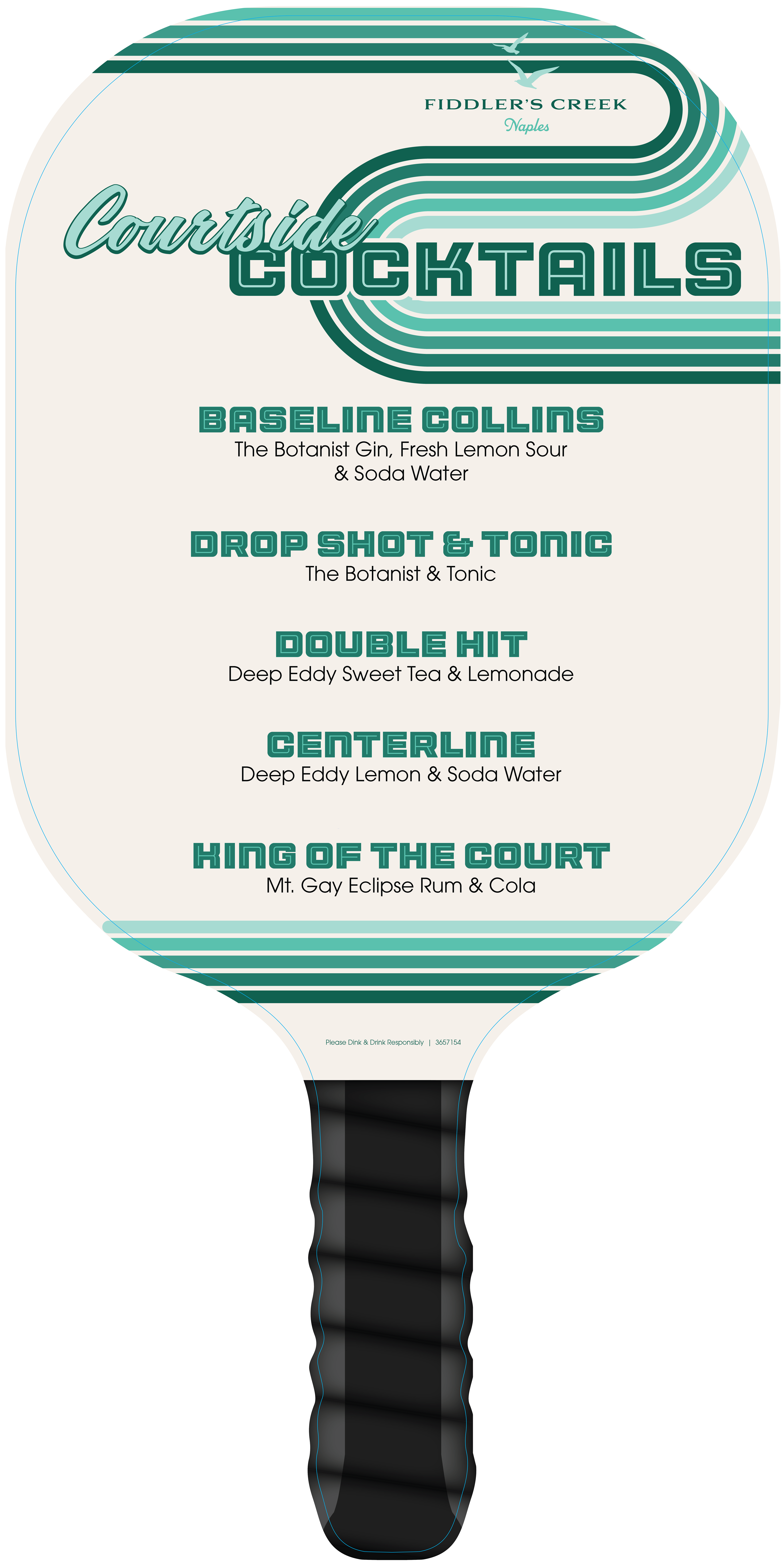 24x49 Custom diet pickle ball paddle