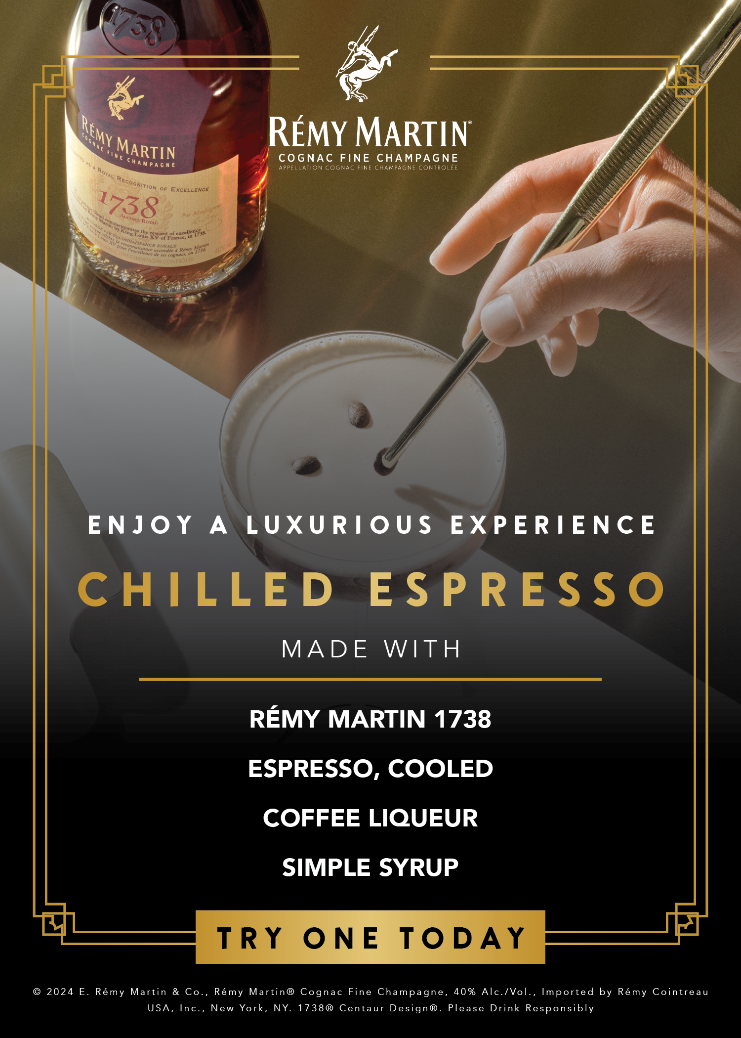 custom Remy Martin Feature Card 5x7