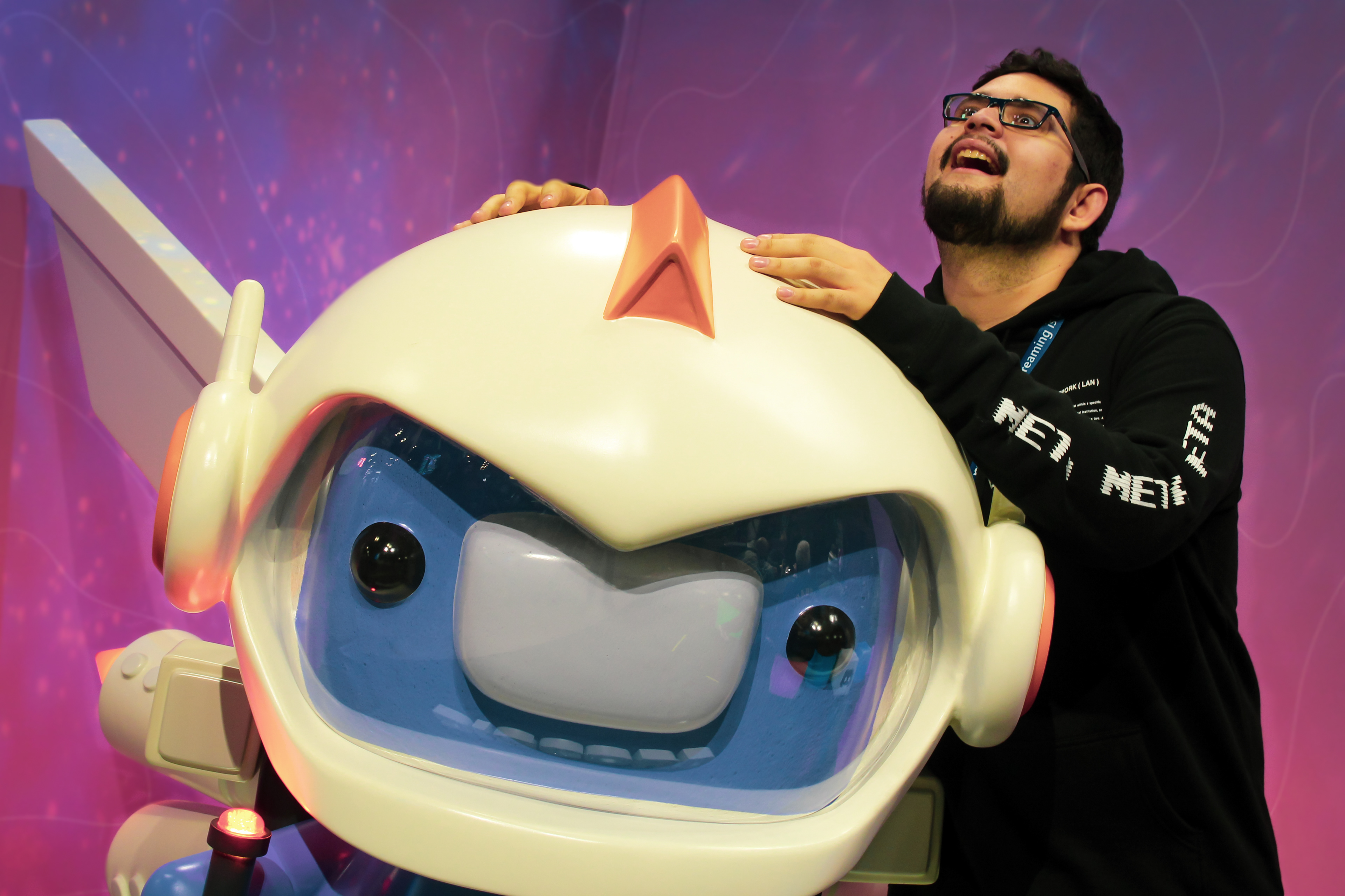 Dallas Arce at Discord Booth - Edited by Dallas Arce