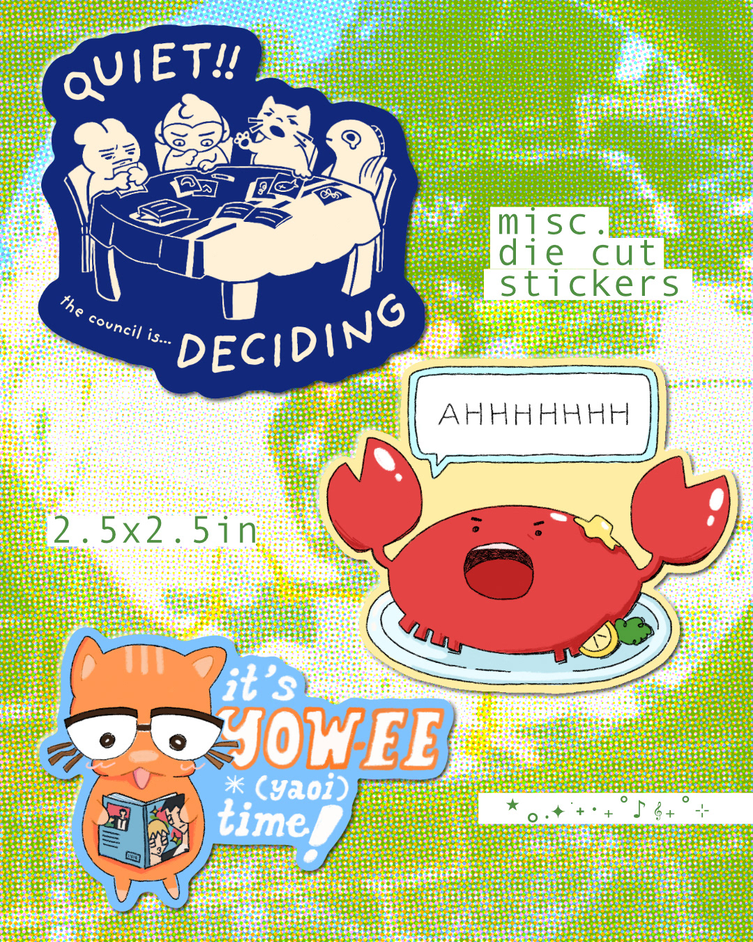 MISC DIECUT STICKERS